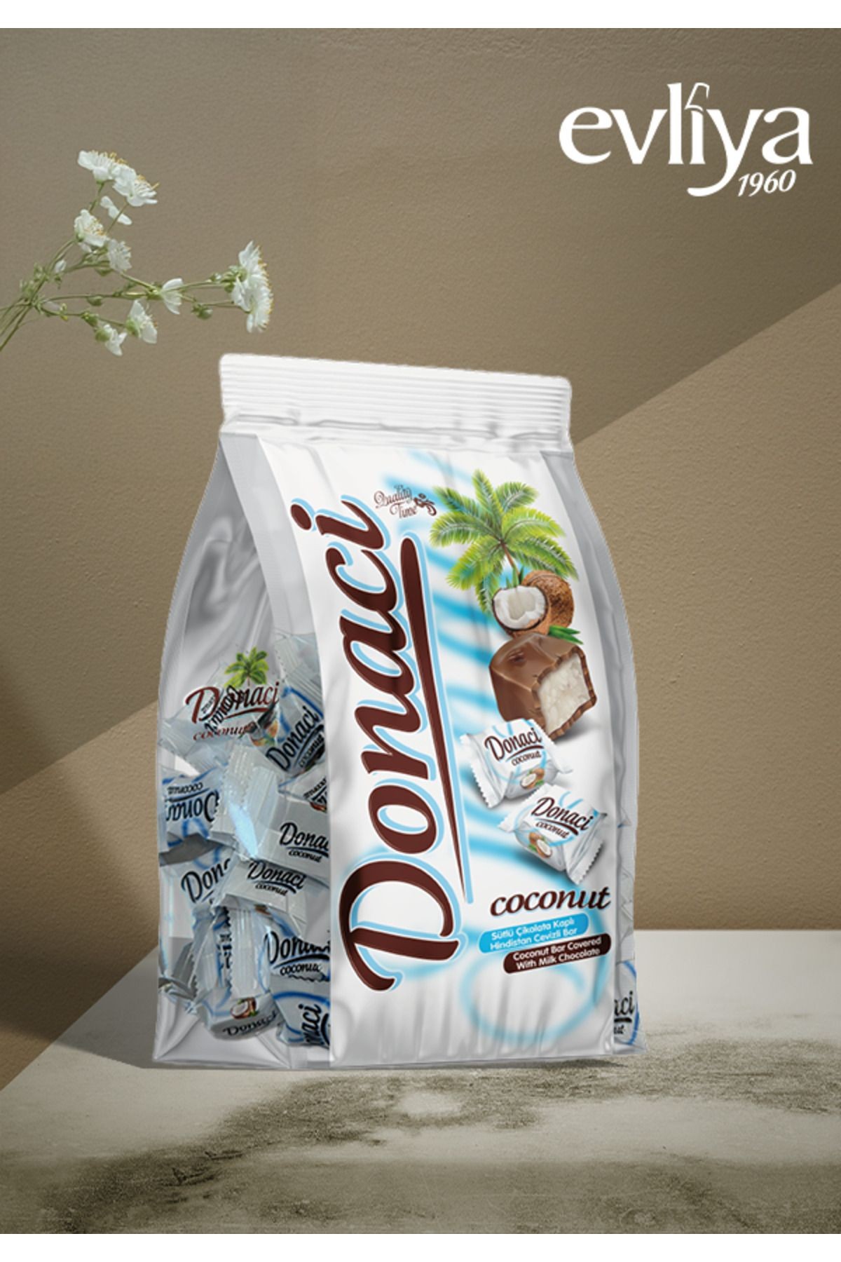 Evliya Donacı Hindistan Cevizli Çikolata Kaplamalı 1 Kg.