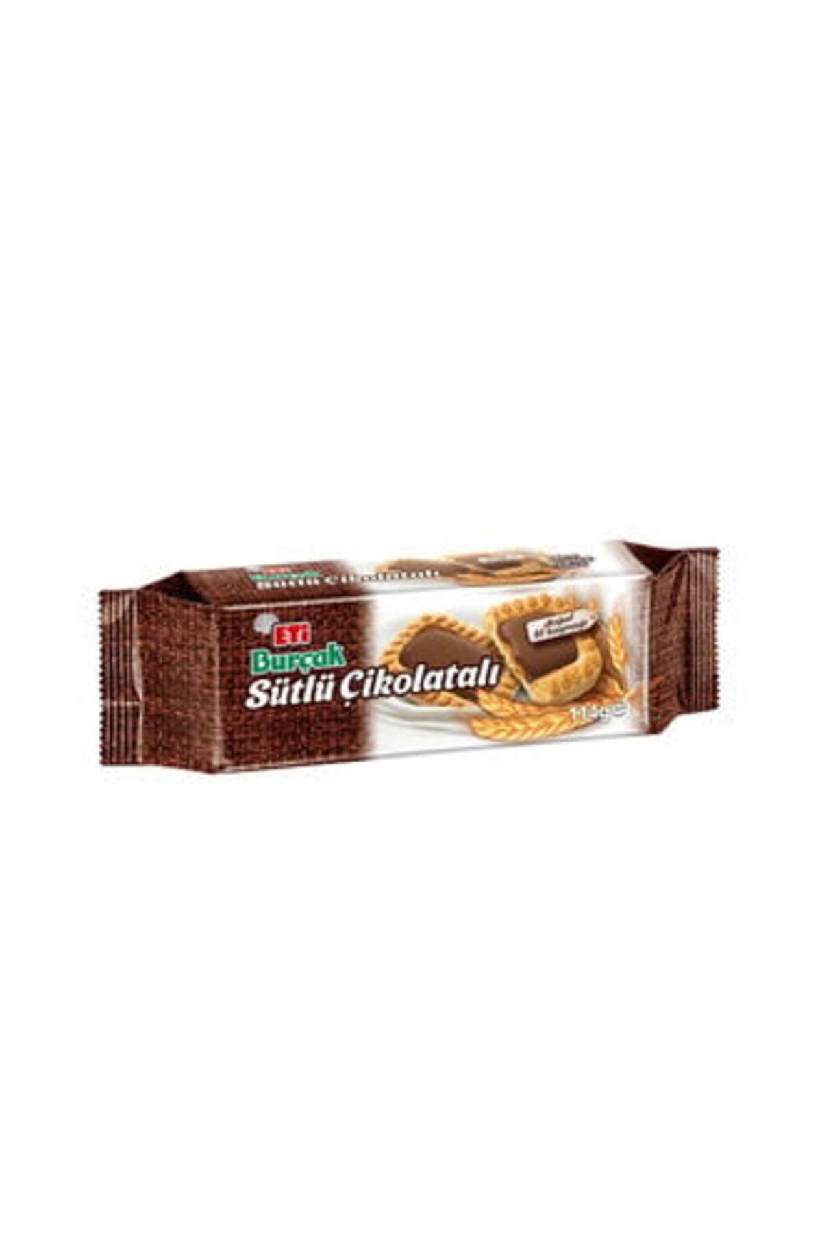 ( 5 ADET ) Eti Burçak Sütlü Çikolatalı Bisküvi 114 G