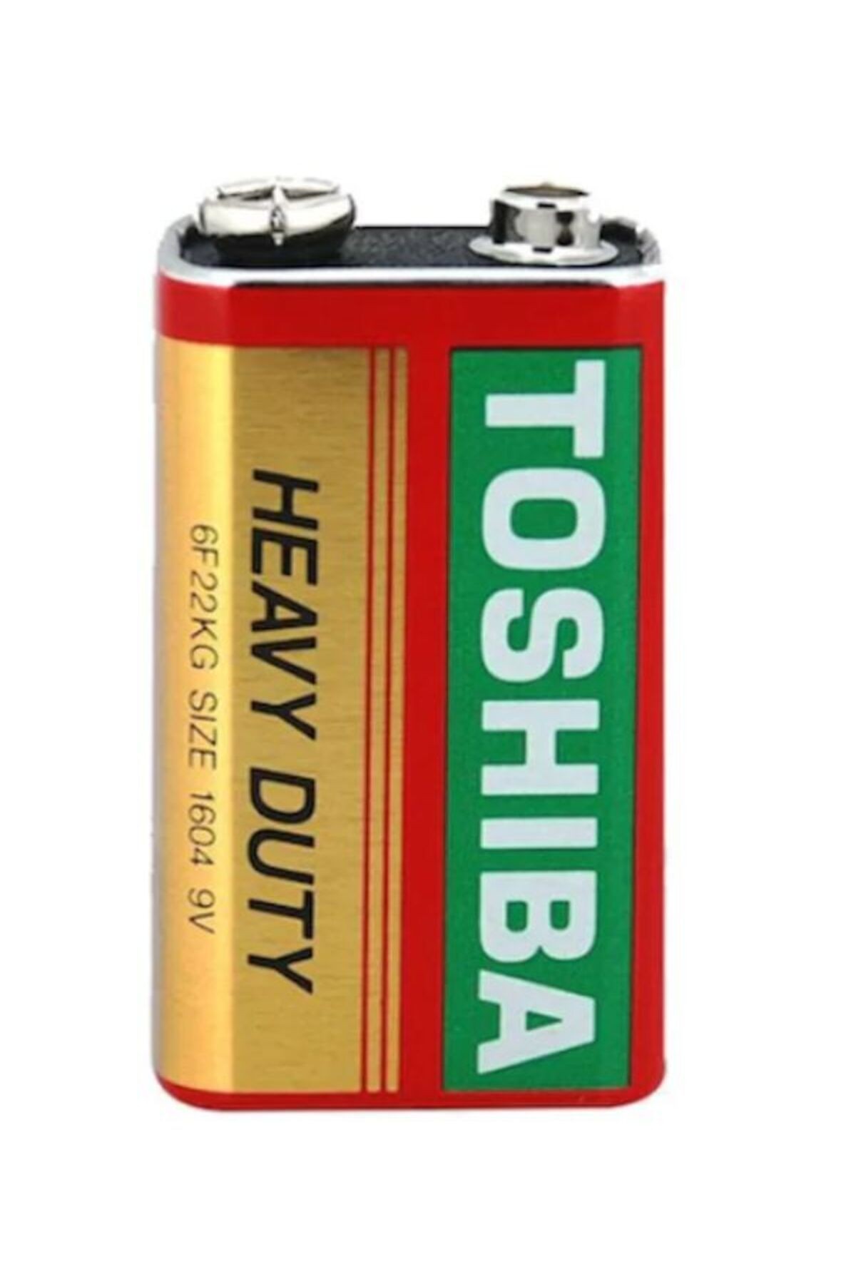 (2 Adet) Toshıba 6F22KG Heavy Duty Manganez 9 Volt Pil Tekli (06-2027 son kullanım)