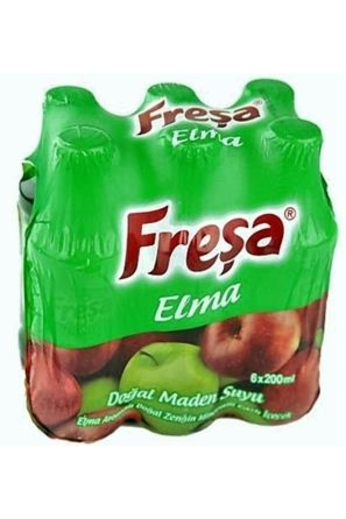 Freşa Elma Aromalı Doğal Maden Suyu 6x200 ml. (12'li)