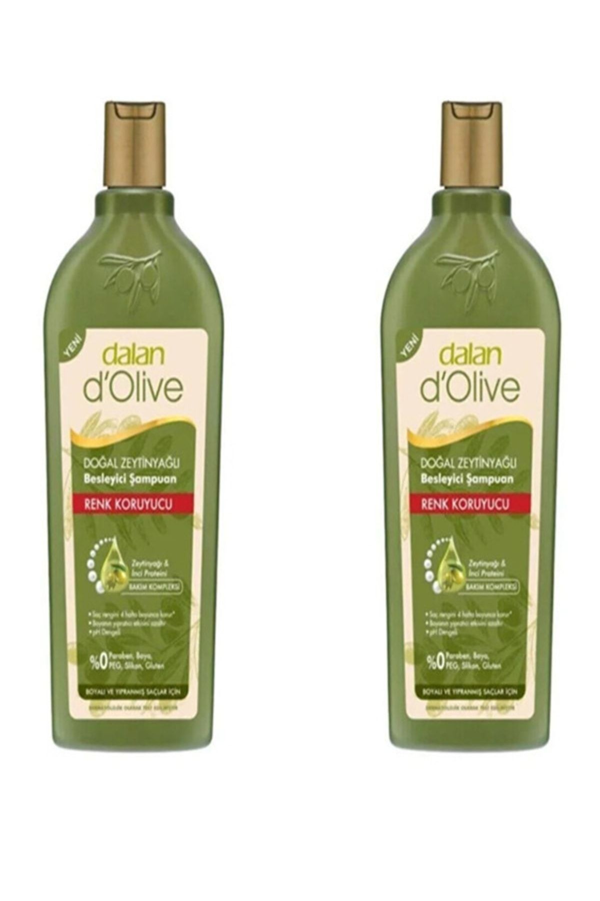 2 Adet D’olive Zeytinyağlı Renk Koruyucu Şampuan 400 ml
