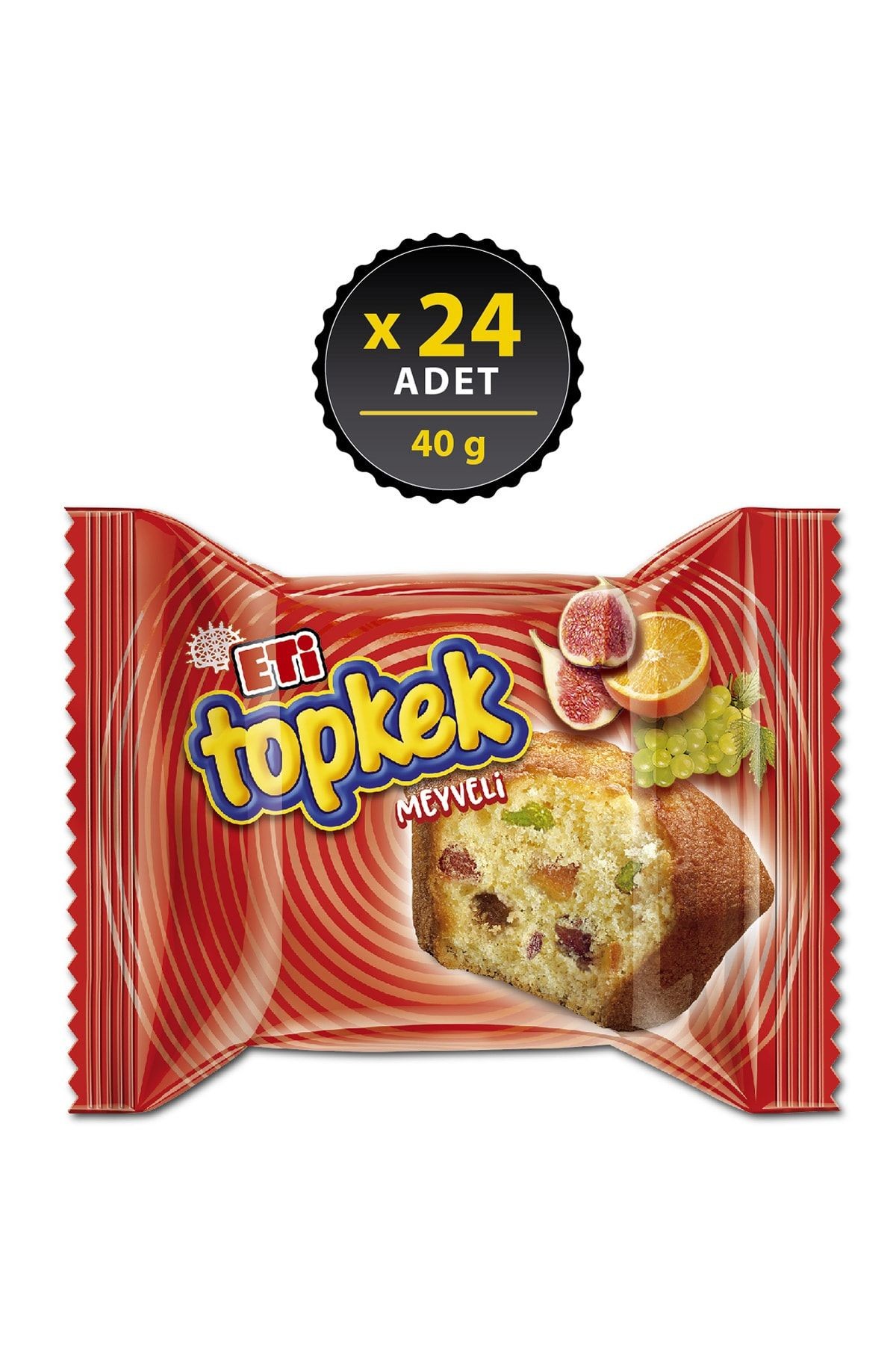 Topkek Meyveli Kek 40 g x 24 Adet