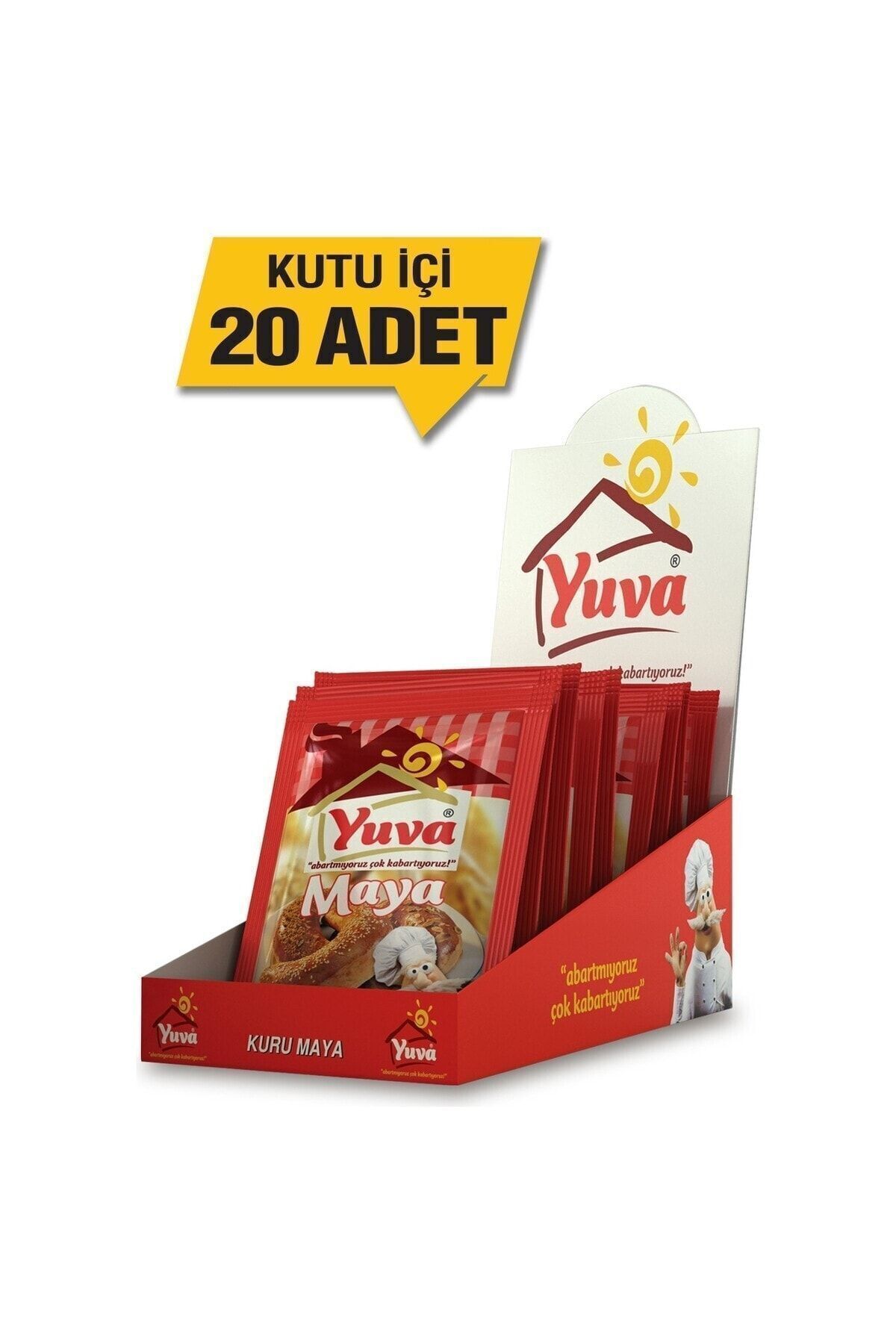 Aktif Kuru Ekmek Mayası 100 Gr *20 Adet