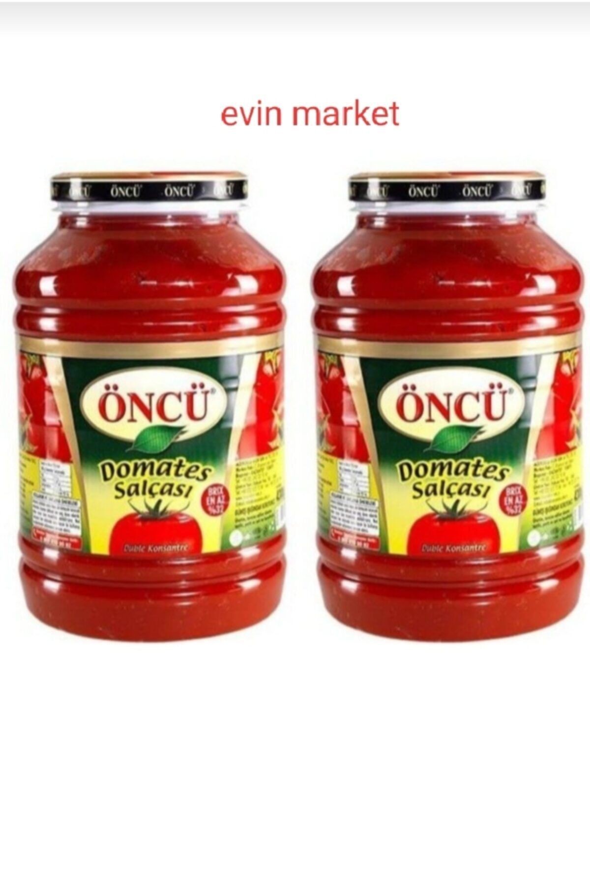 Öncü Salça 4300gram 2 Adet
