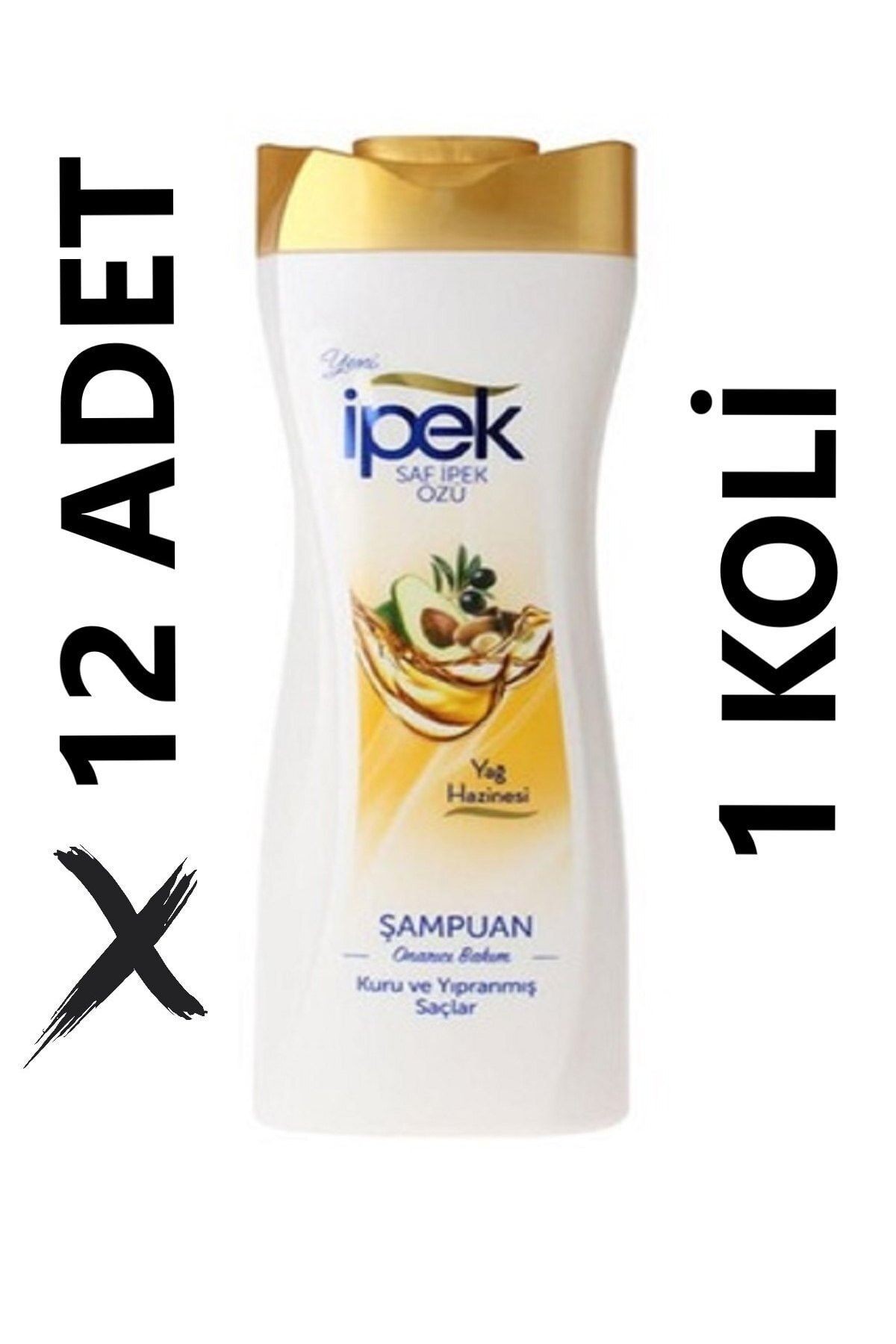 Şampuan Kuru Ve Yıpranmış Saçlar Için Onarıcı Bakım Yağ Haznesi-600mlx12 Avantaj Paketi