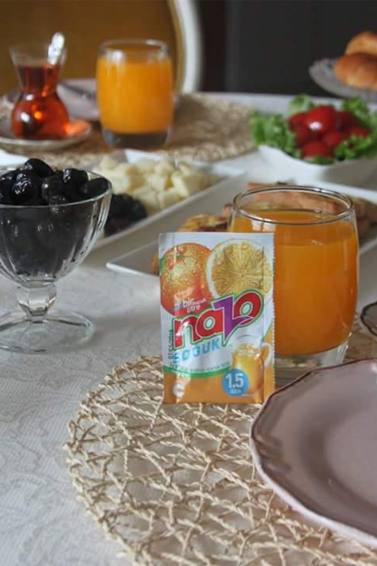 Elif Mağazacılık Portakal Aromalı Toz Içecek 9 gr X 24 Adet