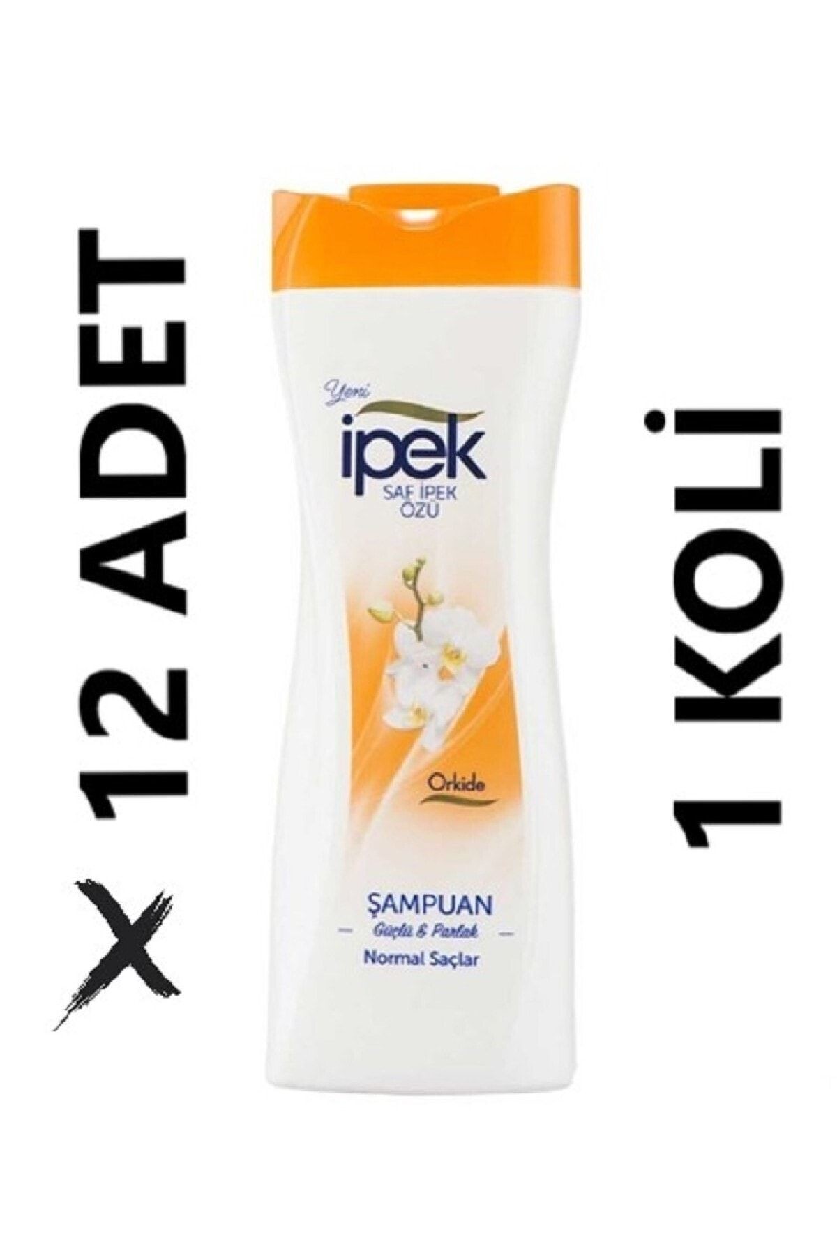 Şampuan Normal Saçlar Için Güç&parlak Orkide-600mlx12 Avantaj Paketi