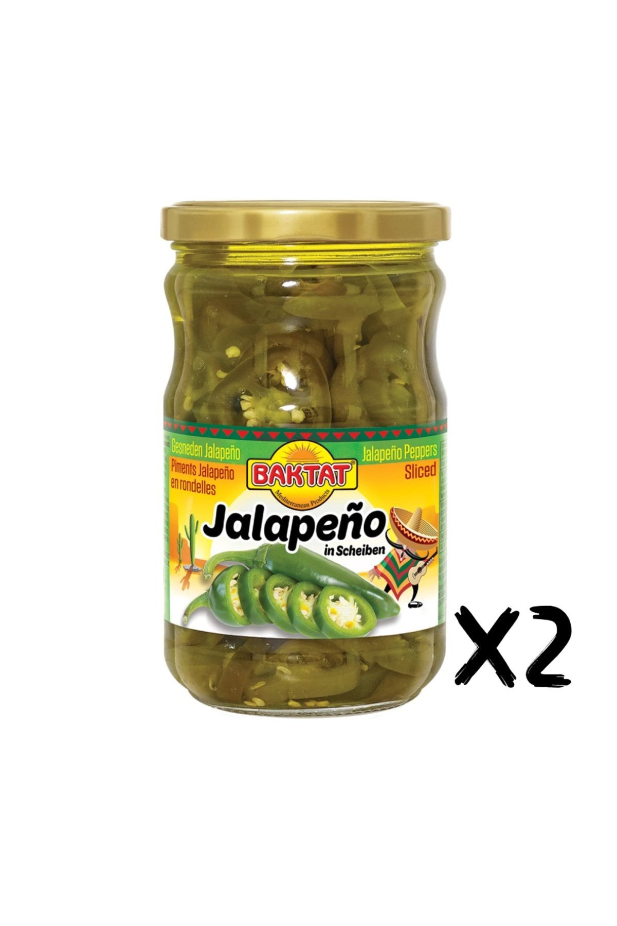 Jalapeno Dilimli Turşu 660 cc 2'li Paket