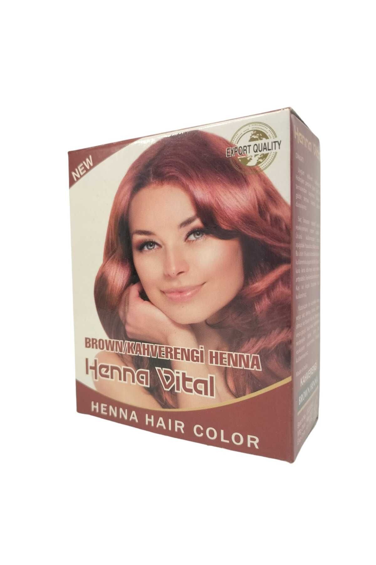 Brown Kahverengi Henna Hint Kınası 6'lı Paket