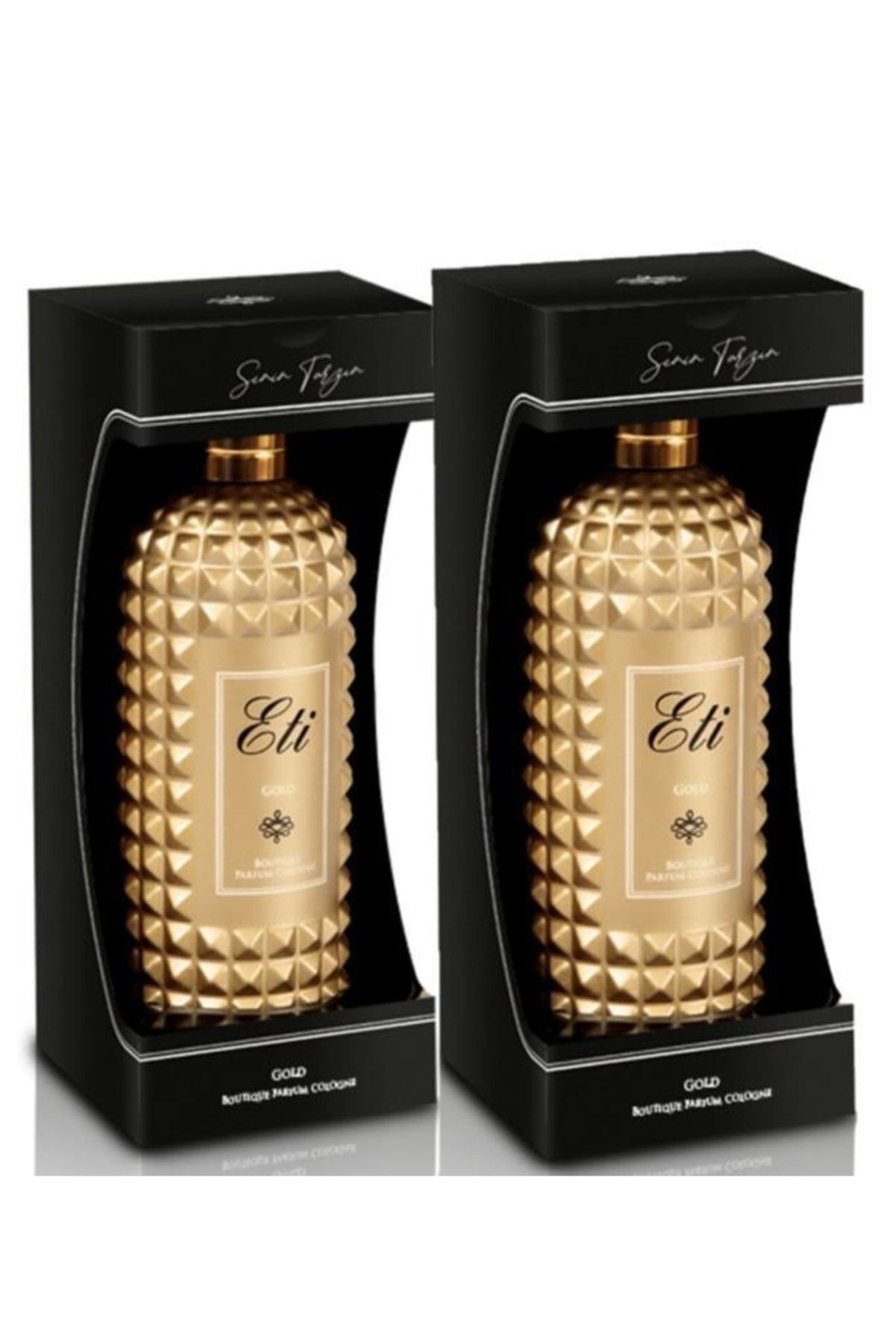 Eti Butik Kolonya (gold) Cam Şişe Kutulu 300 Ml 2 Adet