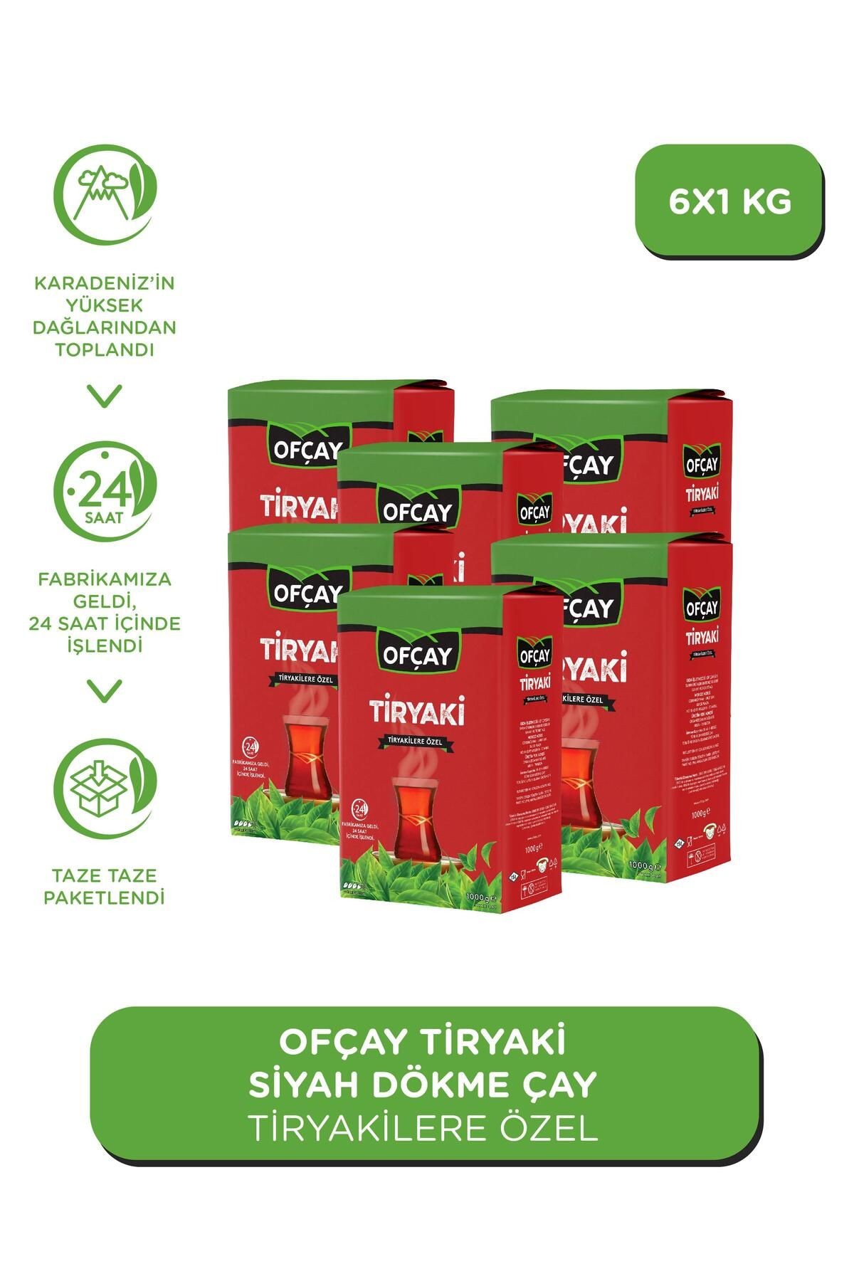 Tiryaki Dökme Siyah Çay 1000gr X 6