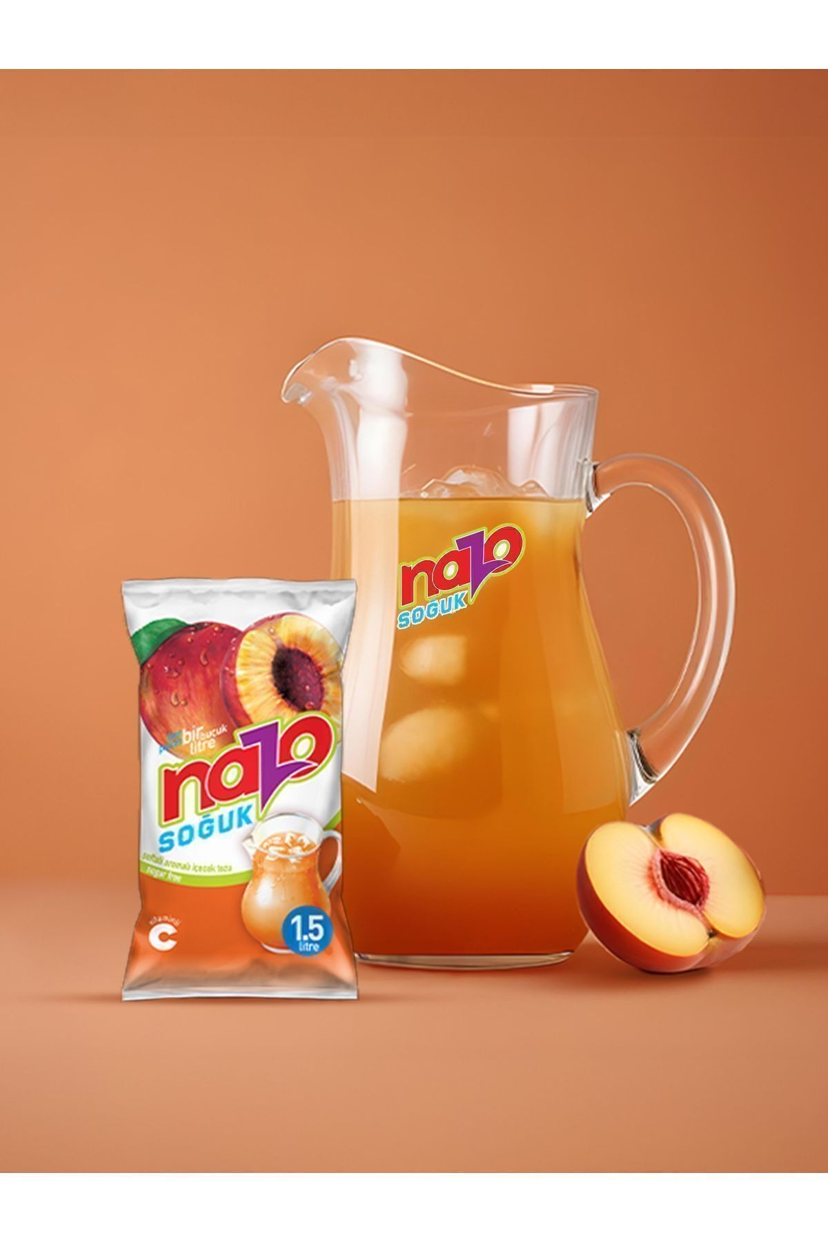 9 Gr. Şeftali Aromalı Toz Içecek 24 Lü