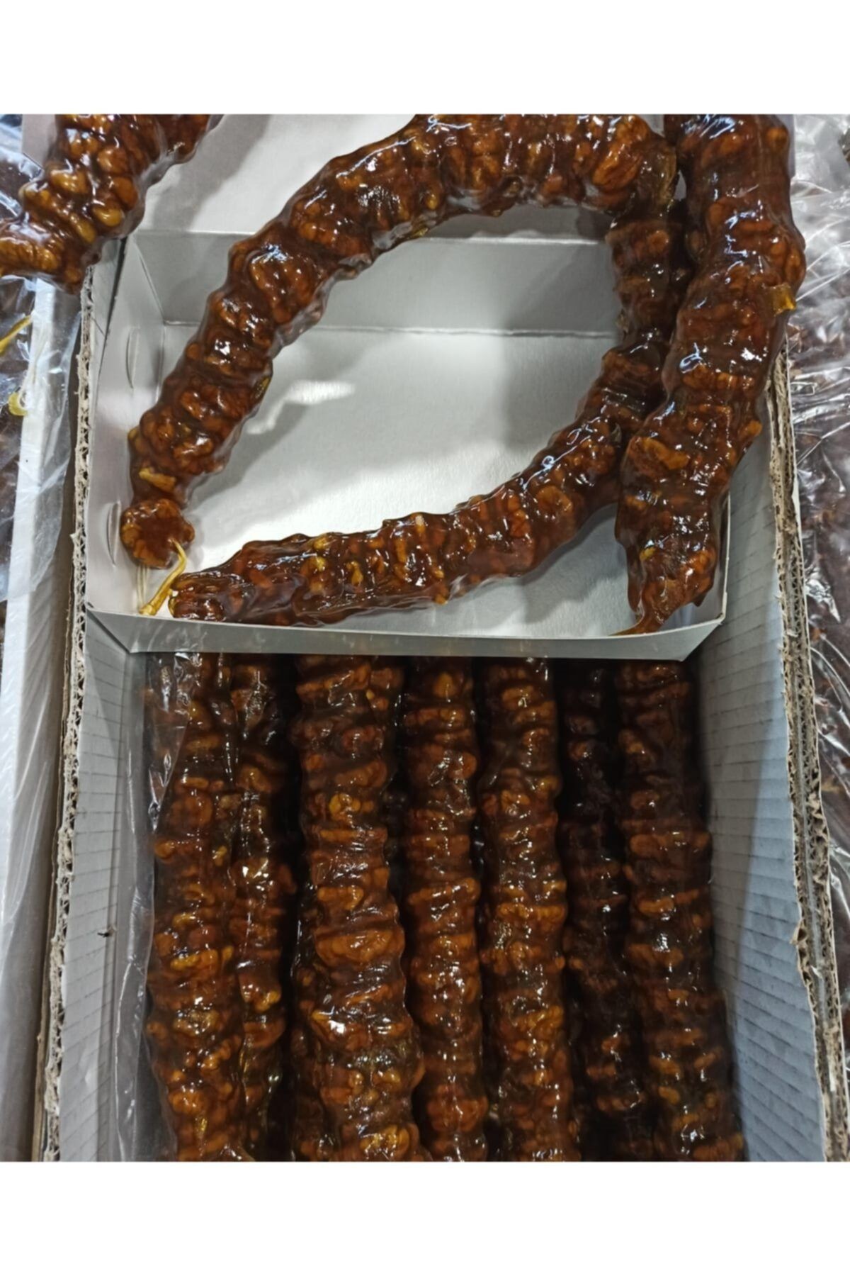 - Cevizli - Dut Pekmezli El Yapımı Sucuk Pestili - 400 gr