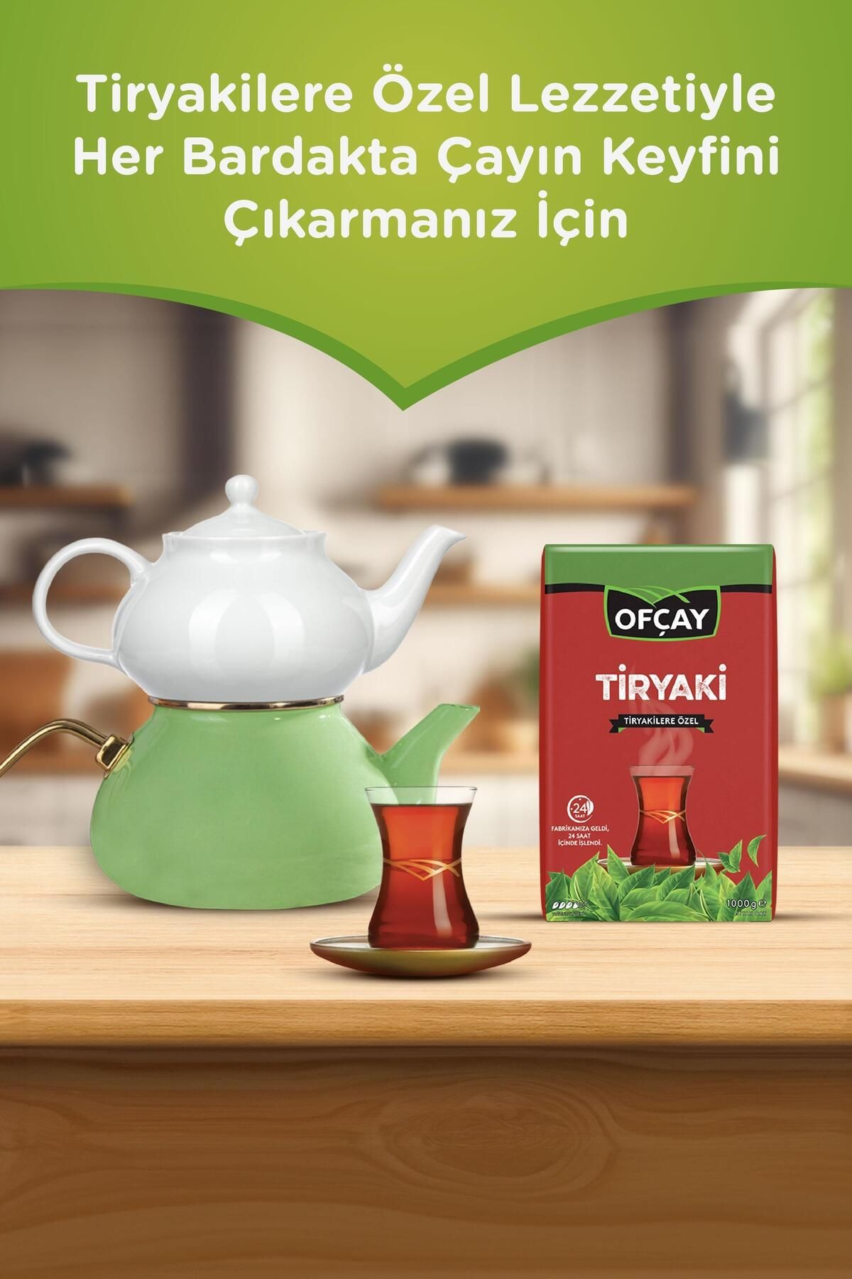 Tiryaki Dökme Siyah Çay 1000gr X 6