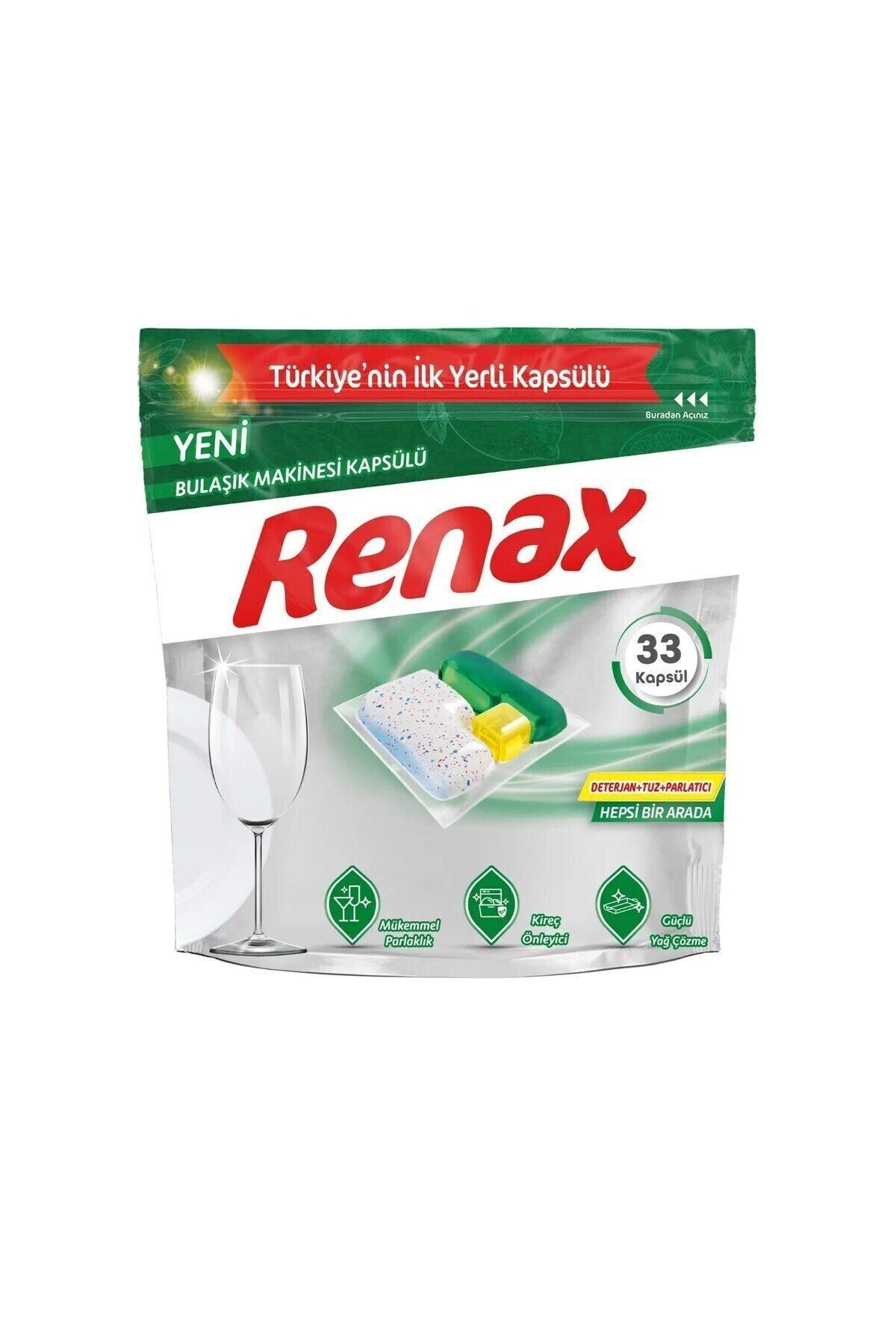 Bulaşık Makinesi Kapsülü Hepsi Bir Arada 33 Lü X 3 Adet
