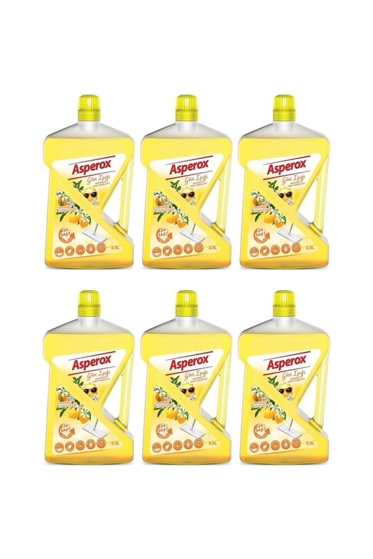 Yüzey Temizleyici Portakal & Limon 2,5 Lt X 6 'lı
