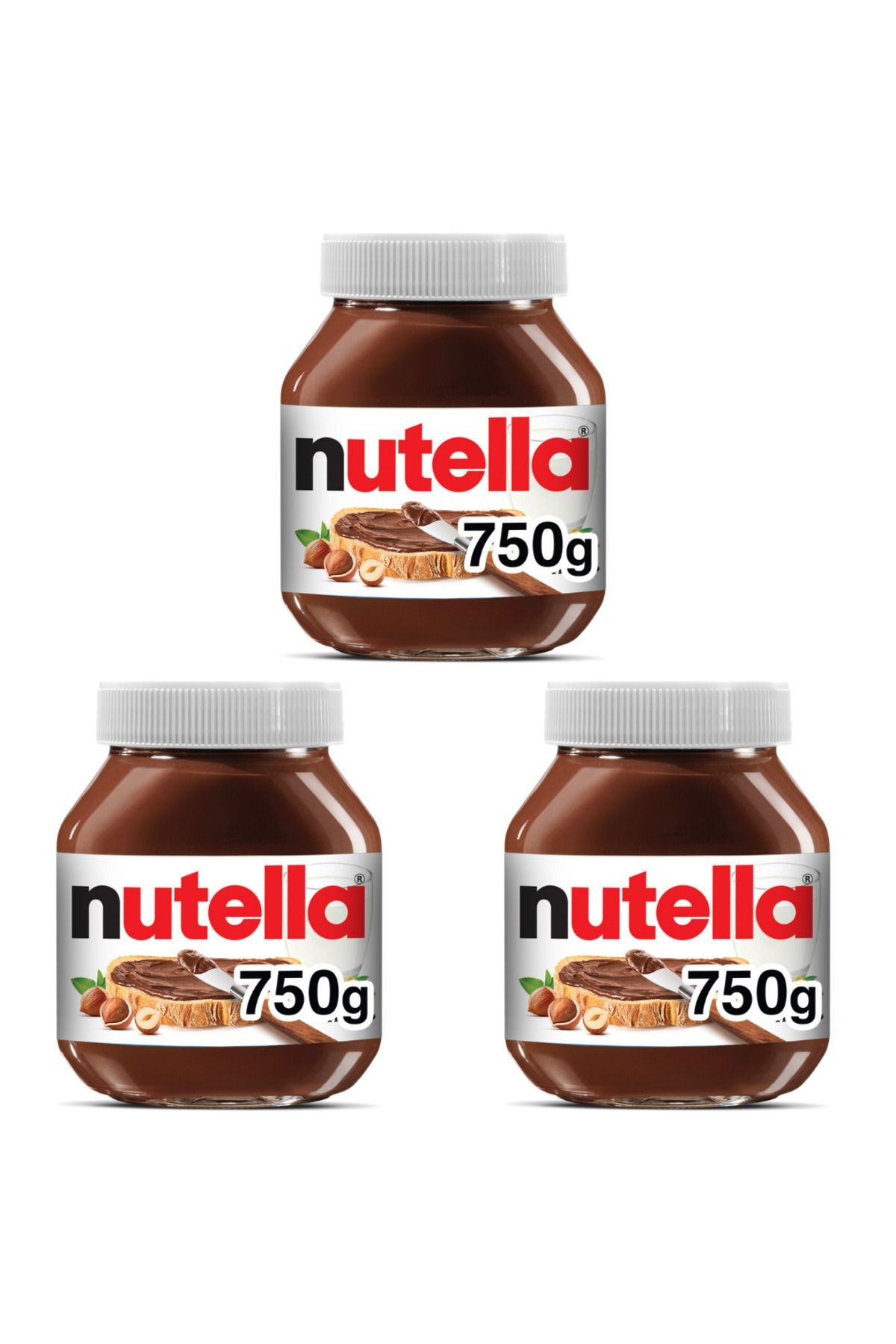 nutella 750 Gr 3lü