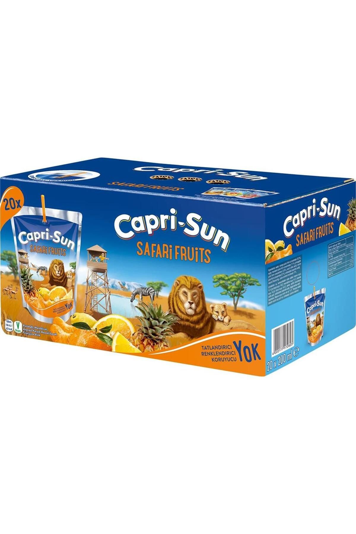 Capri-Sun Safari Sun Karışık Meyveli İçecek 20 x 200 ml