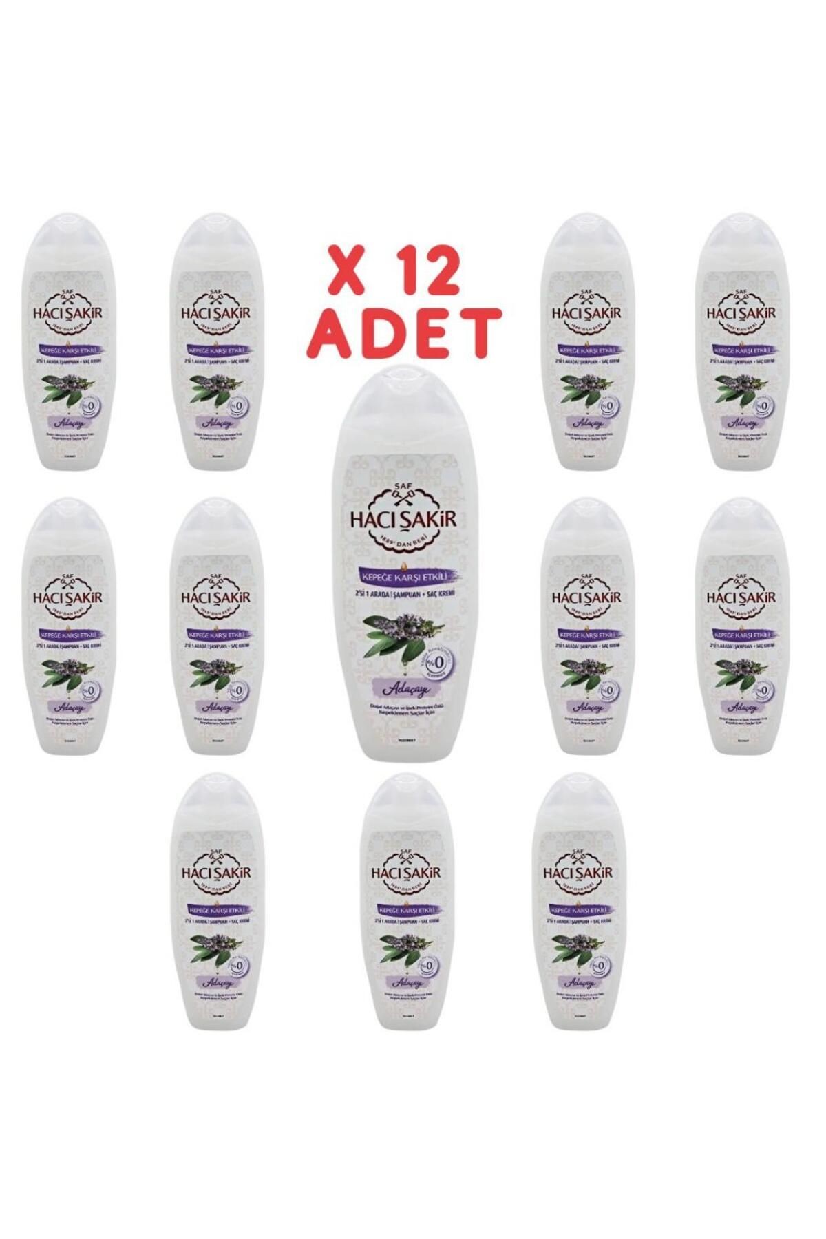 Adaçayı Özlü Kepeğe Karşı Etkili Şampuan 12 X 500 ml