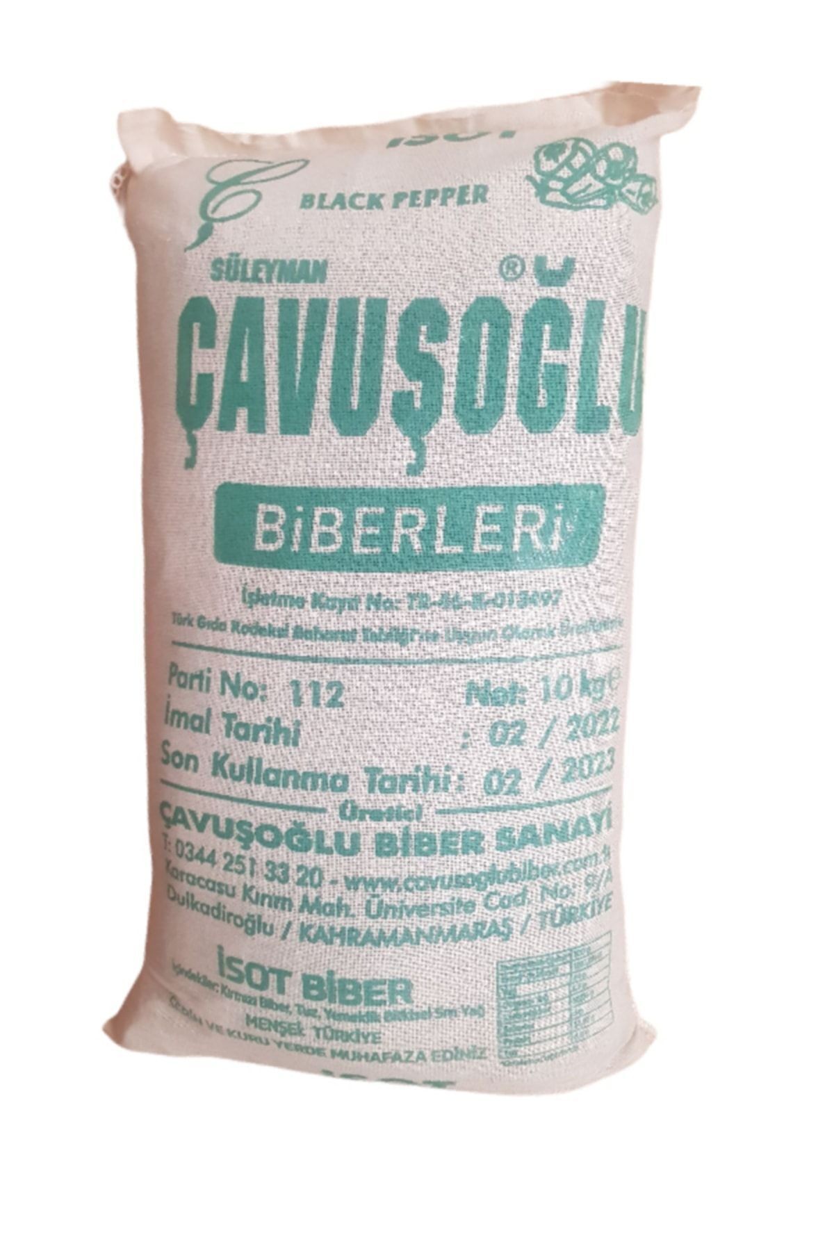 Çavuşoglu Siyah Pul Biber 10 Kğ
