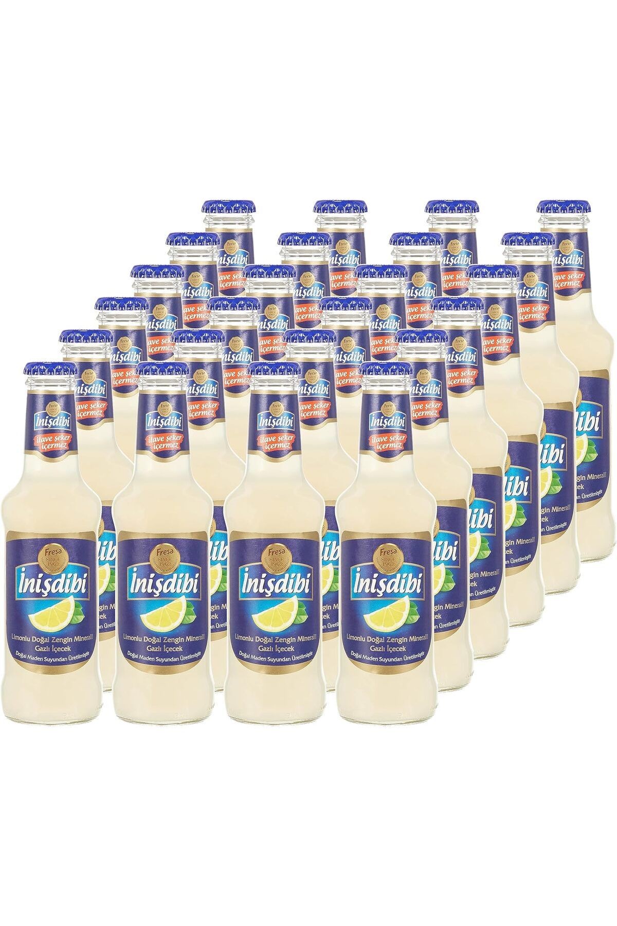 İnişdibi Limonlu Madensuyu 24'lü Paket (200 ml x 24 Adet)
