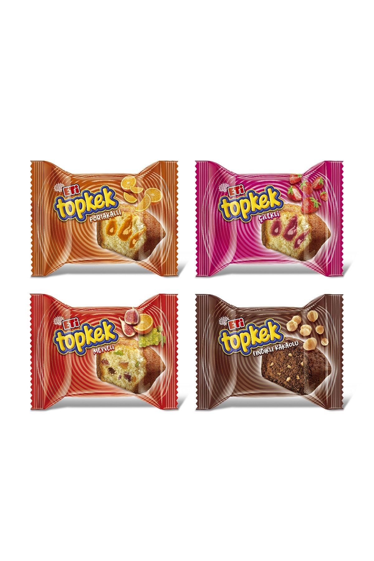 Topkek Portakallı Kek 40 g x 24 Adet
