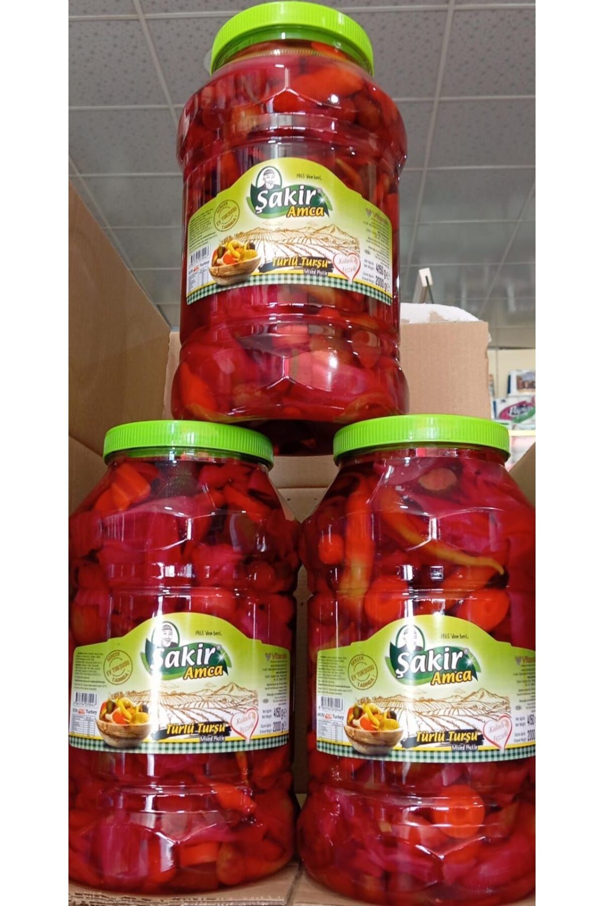 Şakir Amca Ev Tipi Karışık Turşusu 4.2kg