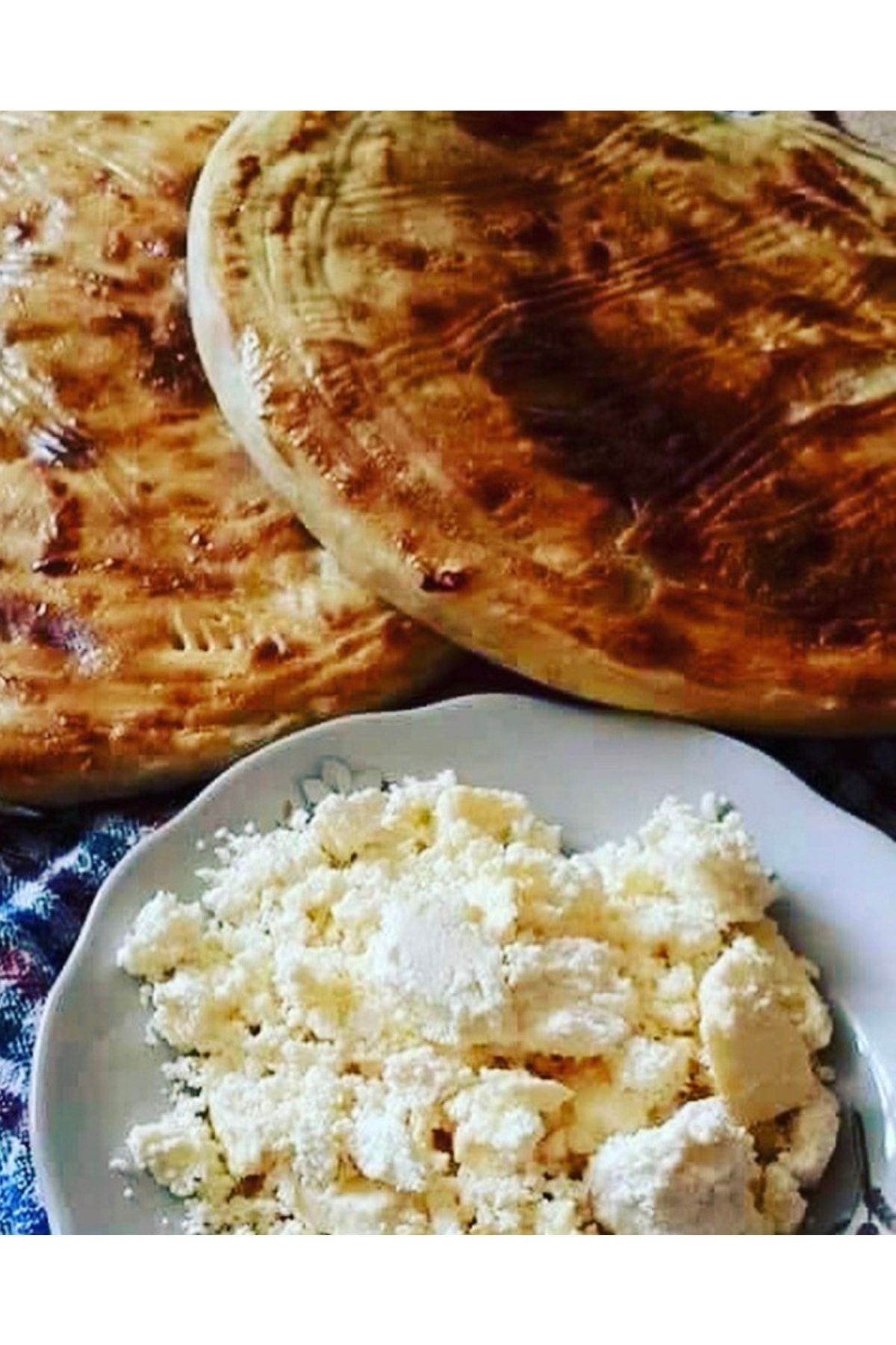 Erzincan Meşhur Tereyağlı Tandır Ketesi (1 Adet) Ve Yağlı Tulum Peyniri 1kg
