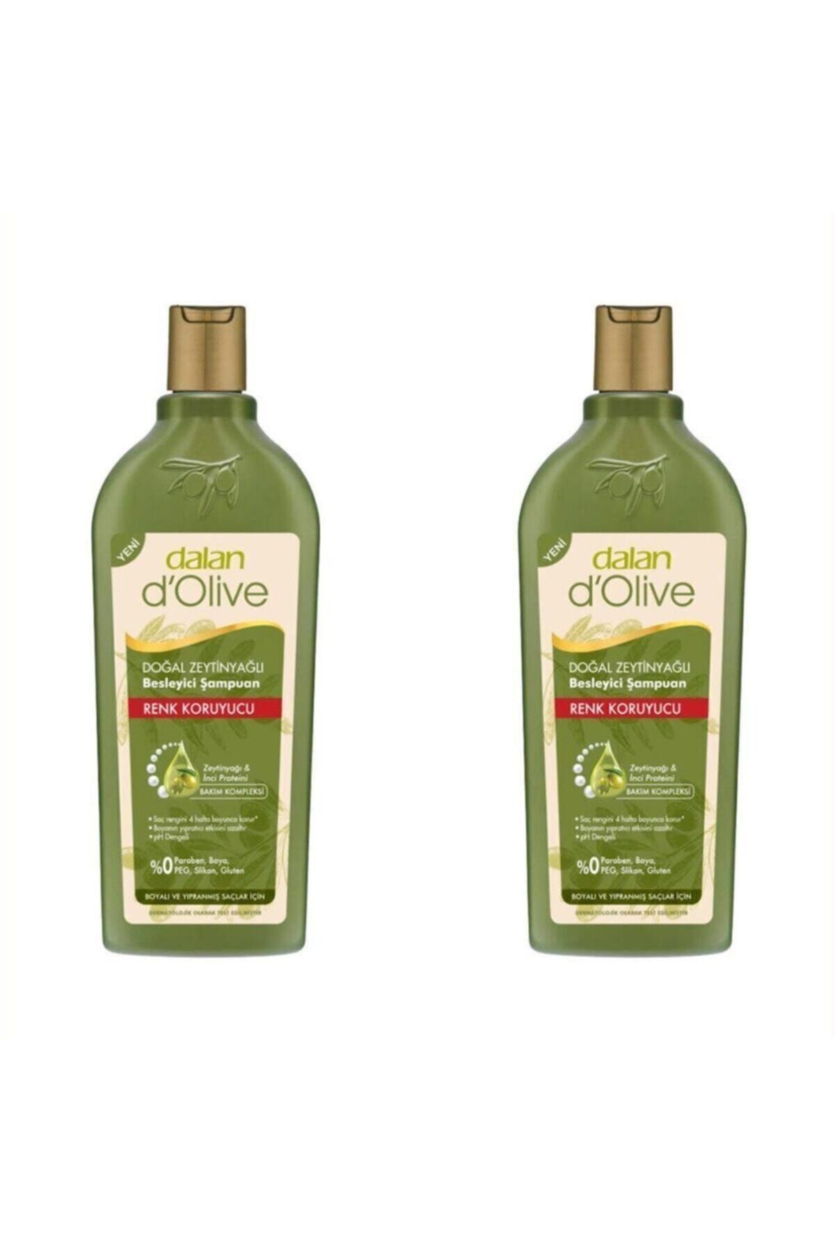 2 Adet D’olive Zeytinyağlı Renk Koruyucu Şampuan 400 ml