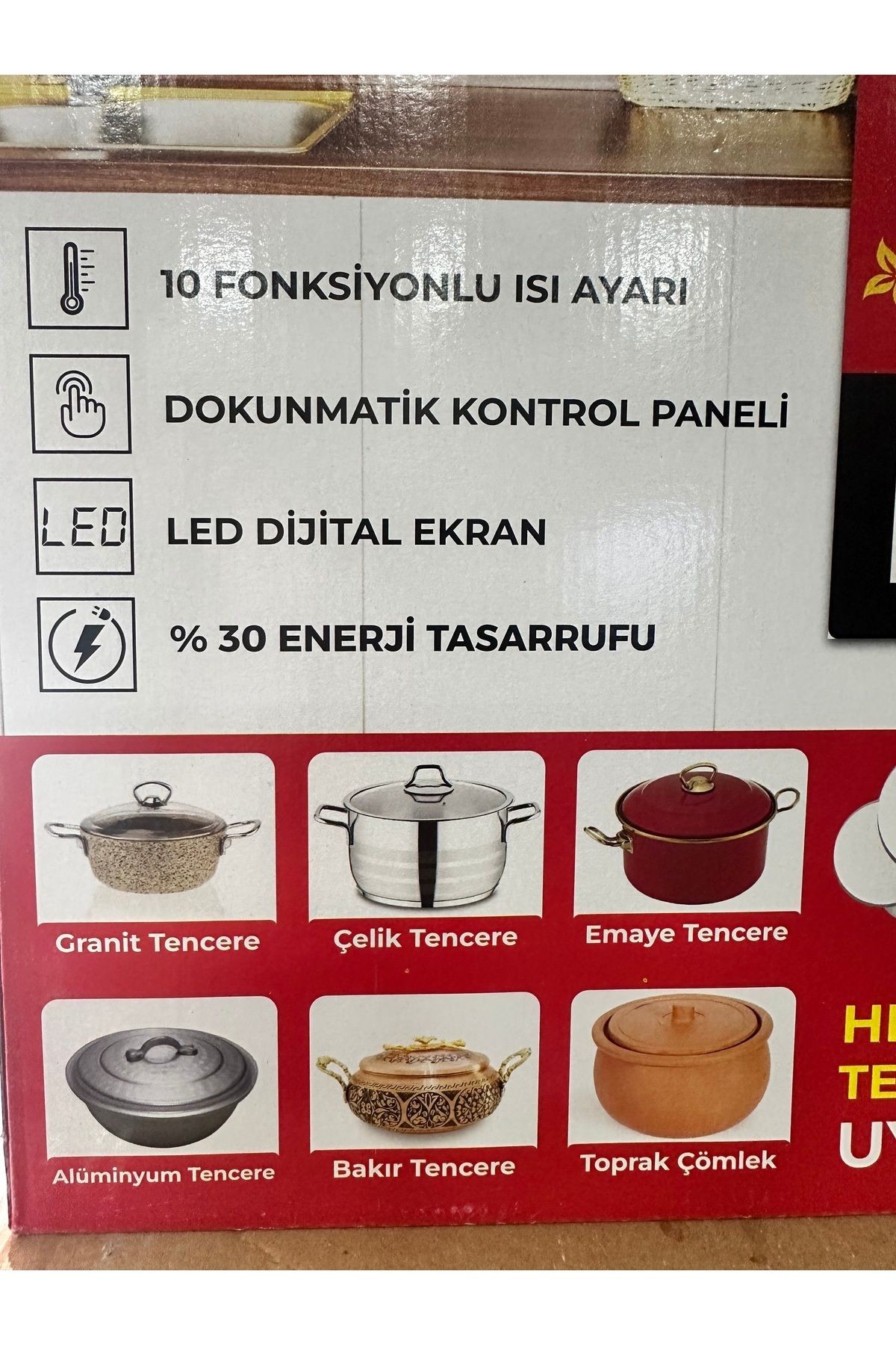 Lüx Elektrikli 3500 Watt Lazer Isıtıcı Ocak Dokunmatik