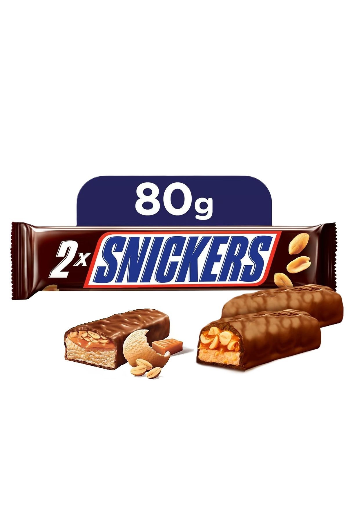 Çikolata Yer Fıstıklı 80g x 24 Adet Jumbo