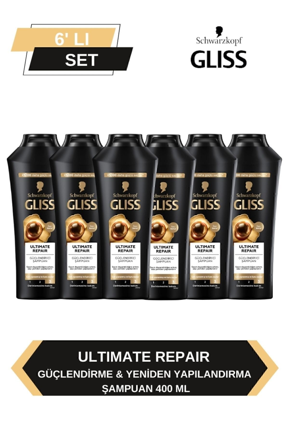 Ultimate Repair Şampuan 400ml x 6'lı Set