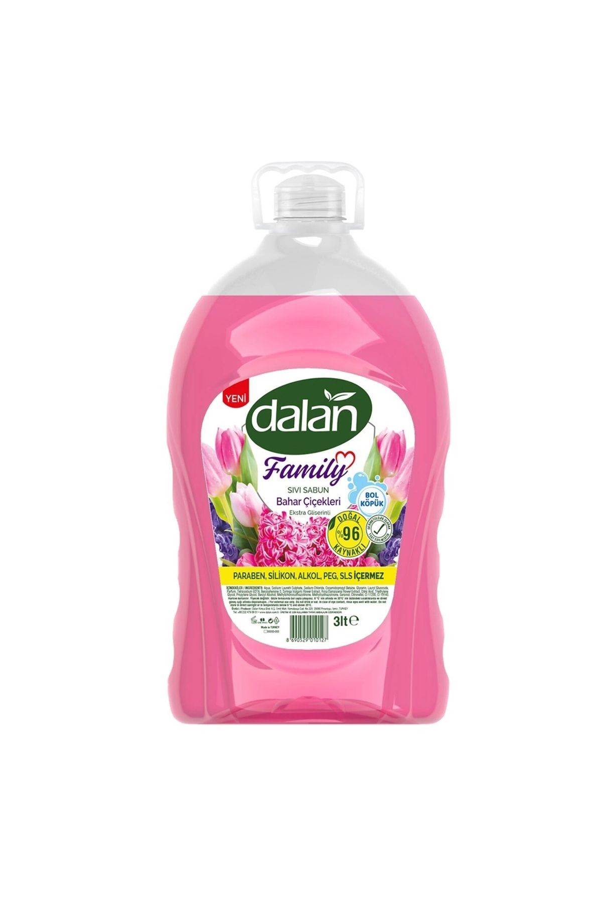Dalan Sıvı Sabun Bahar Çiçek 3 LT x 4 Adet