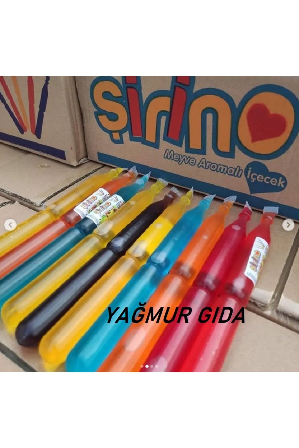 -şirino-meybuz Tüp Dondurma 30 Adet
