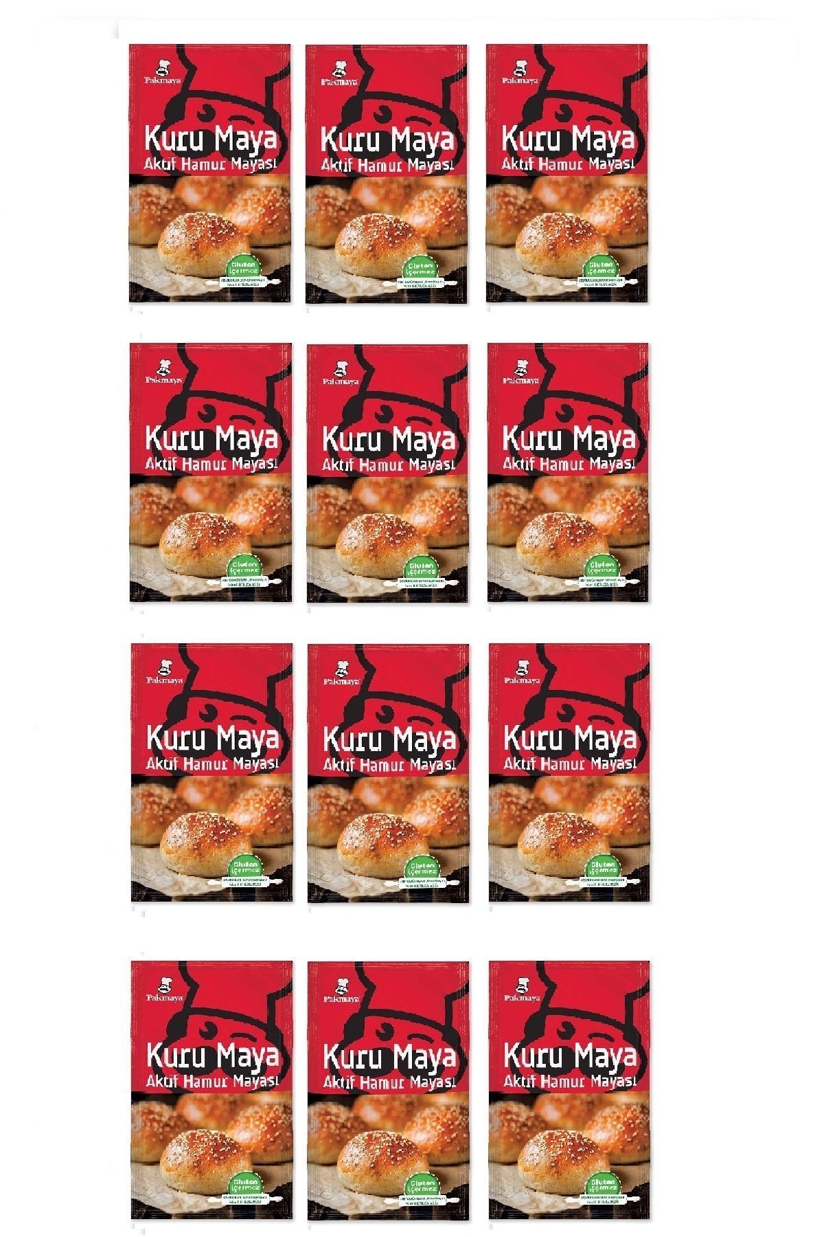 Kuru Maya 100 Gr X 12 Adet