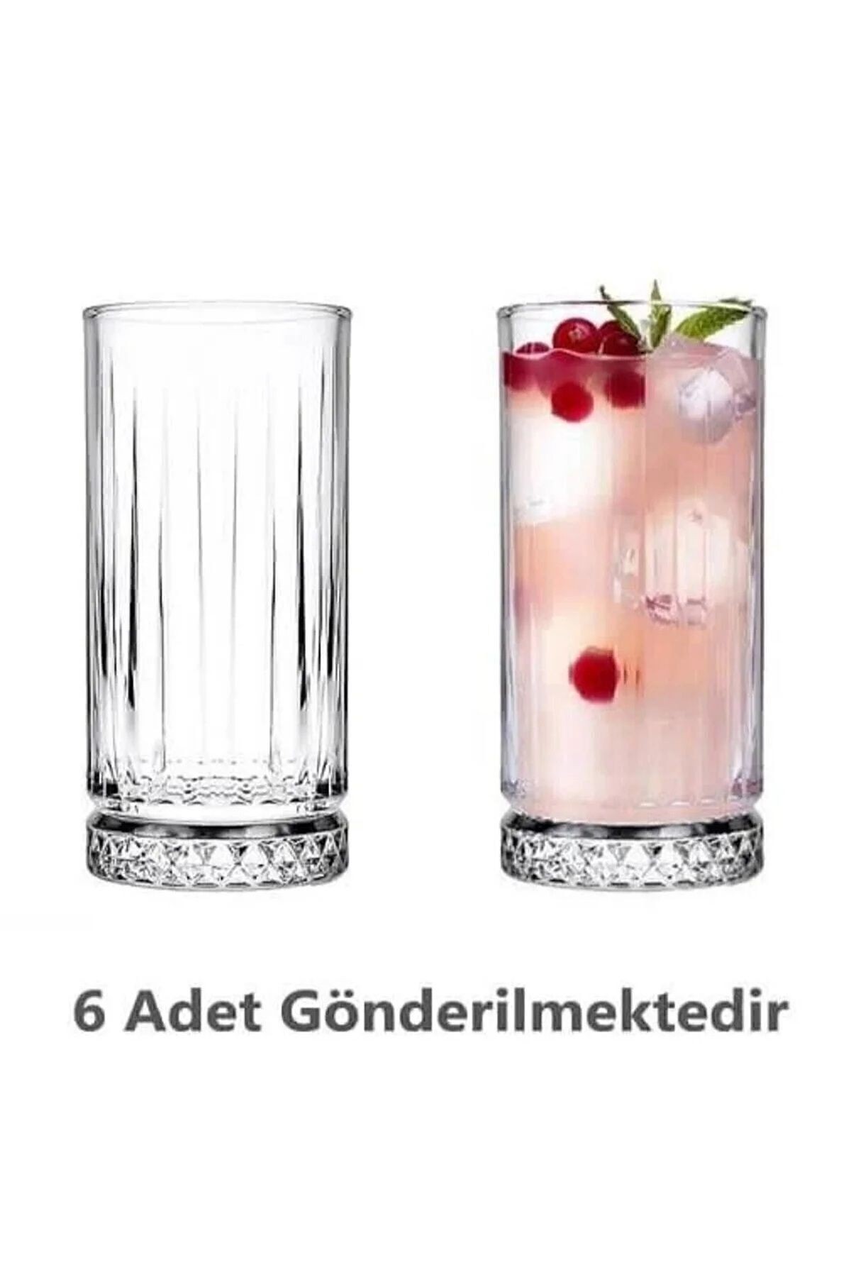 Kaveh Oslo 6'lı Meşrubat Bardağı 300cc