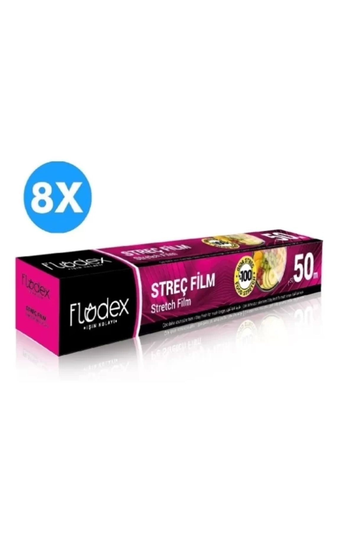 Streç Film 50 Metre X 8 Adet