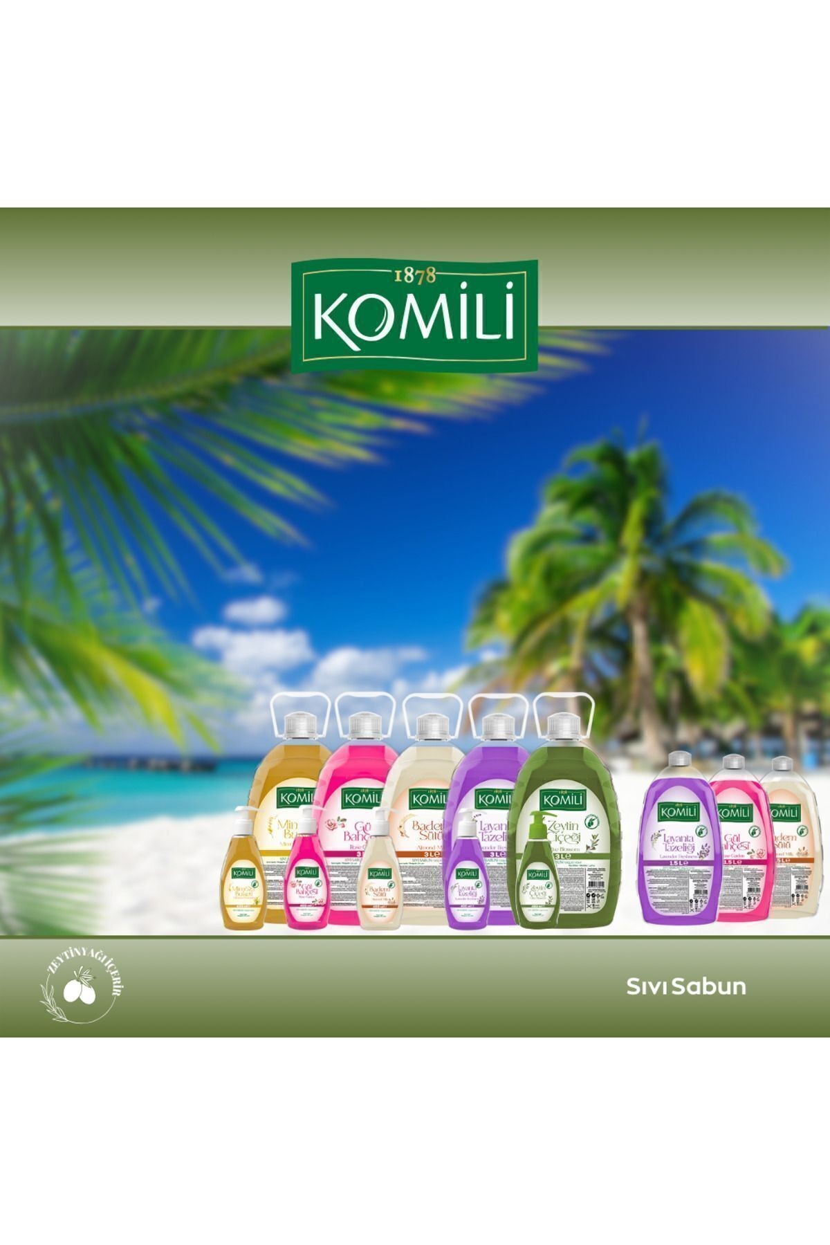 3 Litre Sıvı Sabun Mimoza Buketi Komili