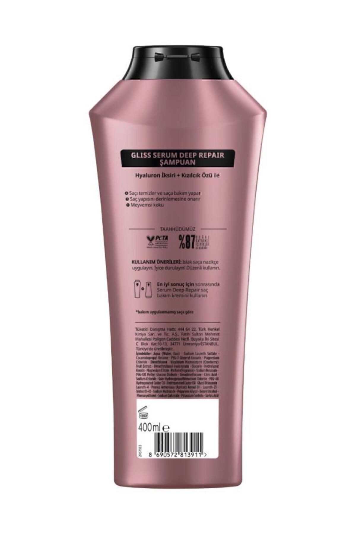 Serum Deep Repair Onarıcı Şampuan 400 ml x 6 Adet