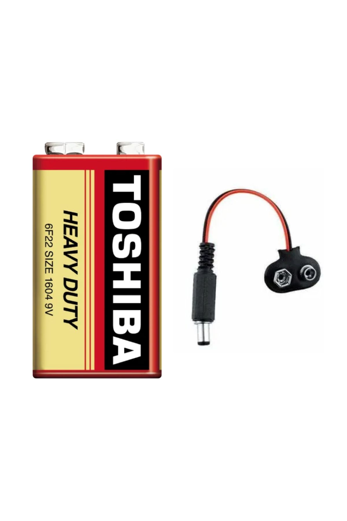 Toshiba 9 Volt Pil + 9v pil jakı (Arduino uyumlu)