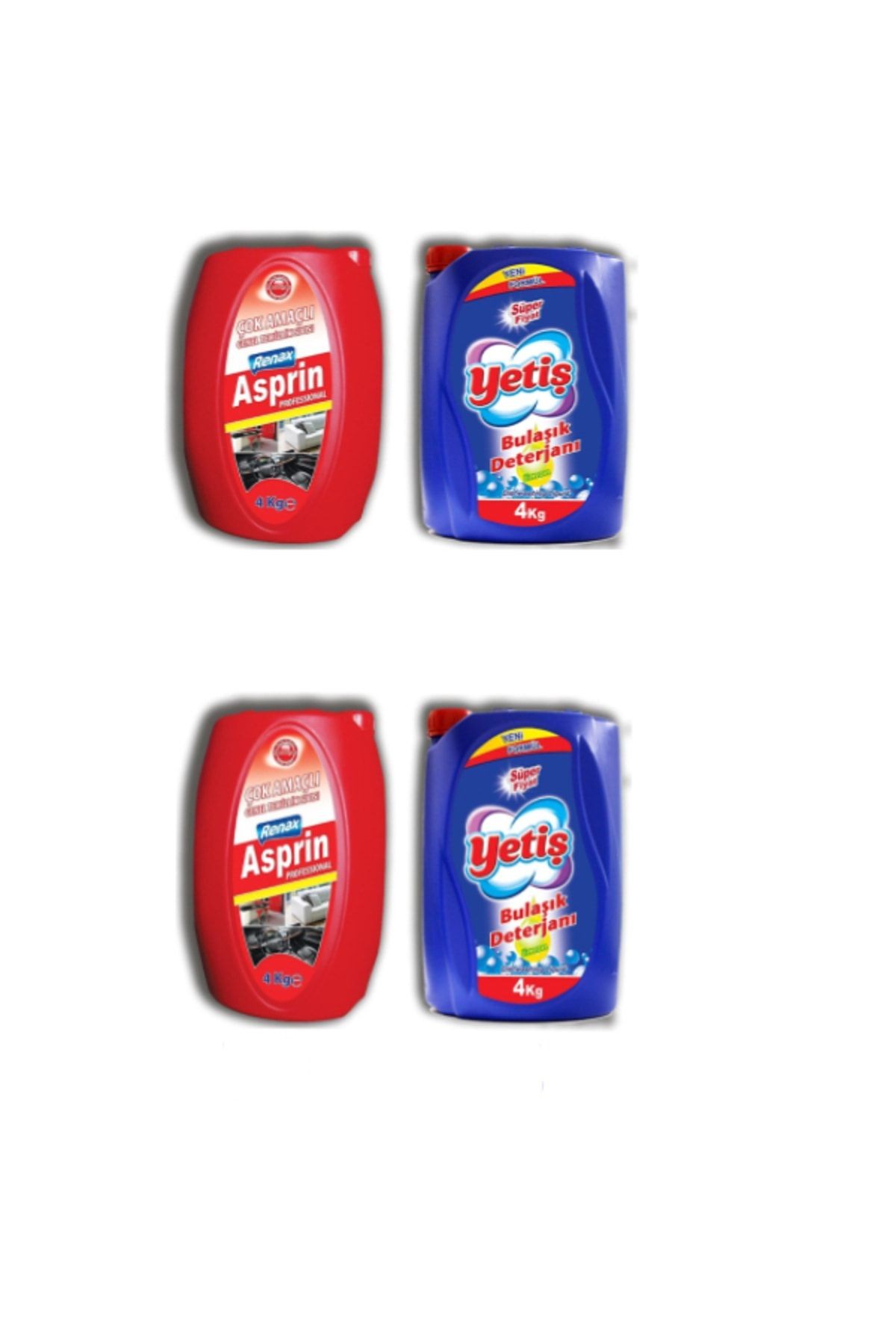 Bulaşık Deterjanı + Renax Aspirin Çok Amaçlı Sıvı