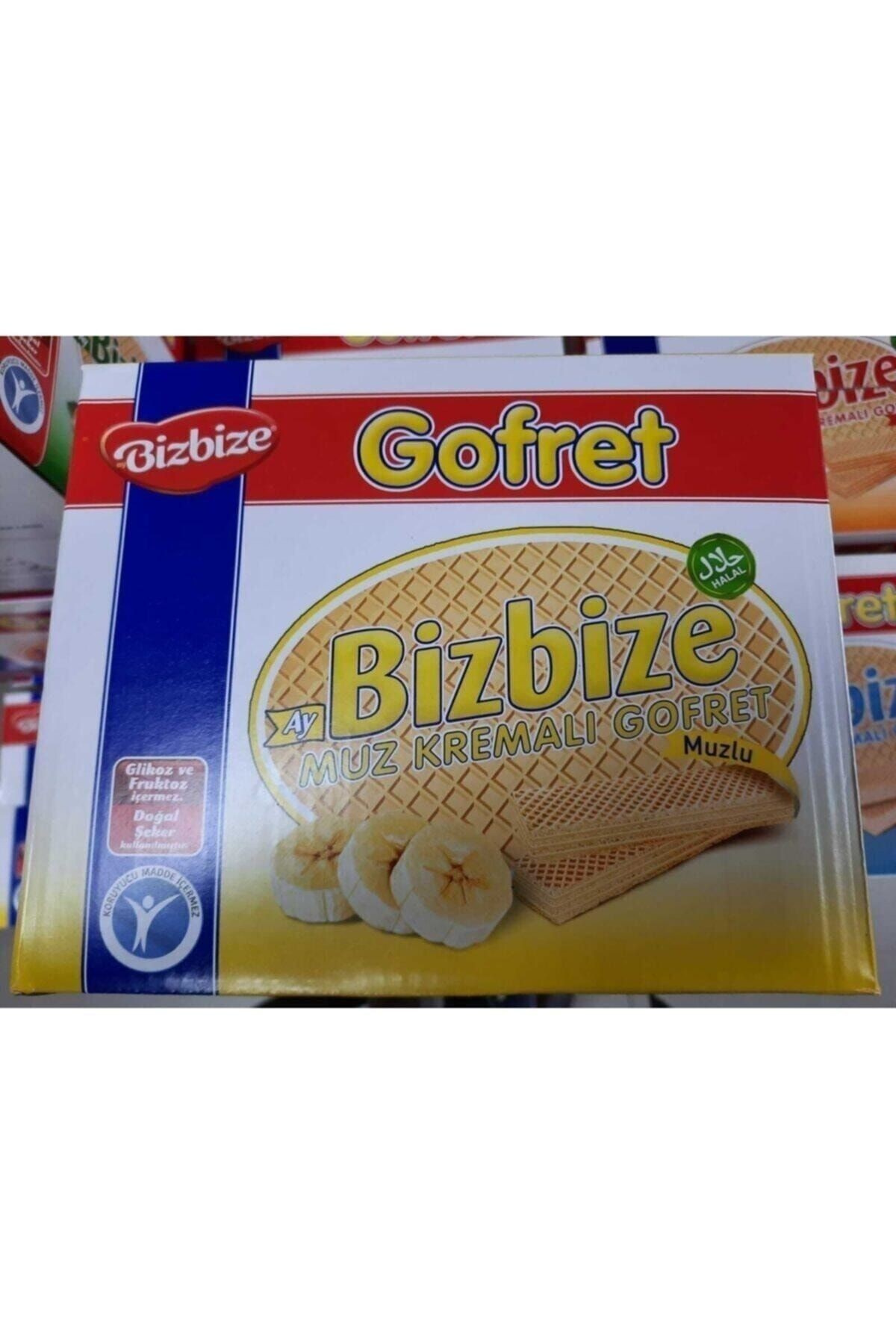 Gofret Muz Kremalı Gofret 1000 gr