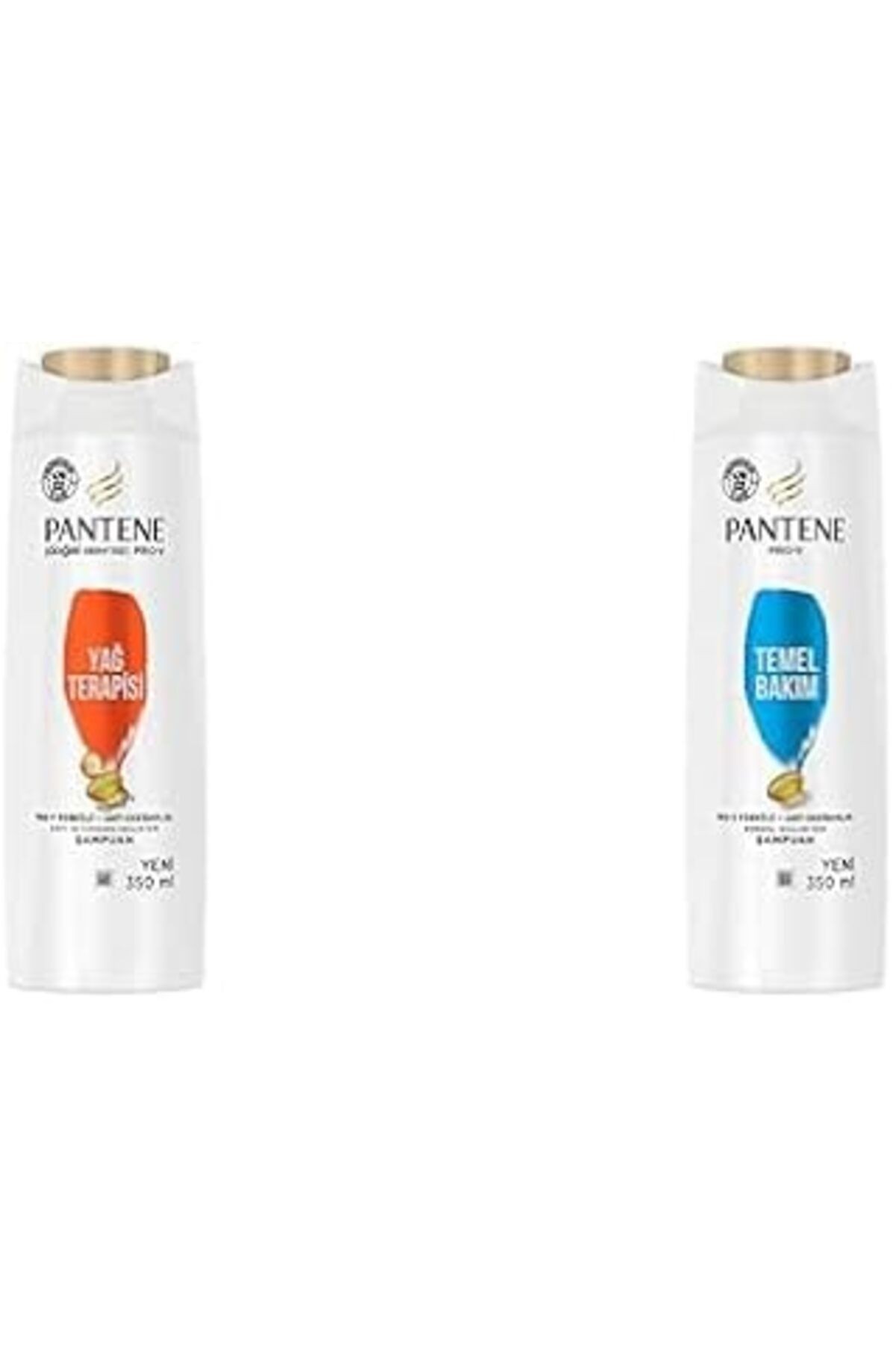 Pantene Doğal Sentez Yağ Terapisi Şampuan 350 Ml & Pantene Temel Bakım Şampuan 350 Ml
