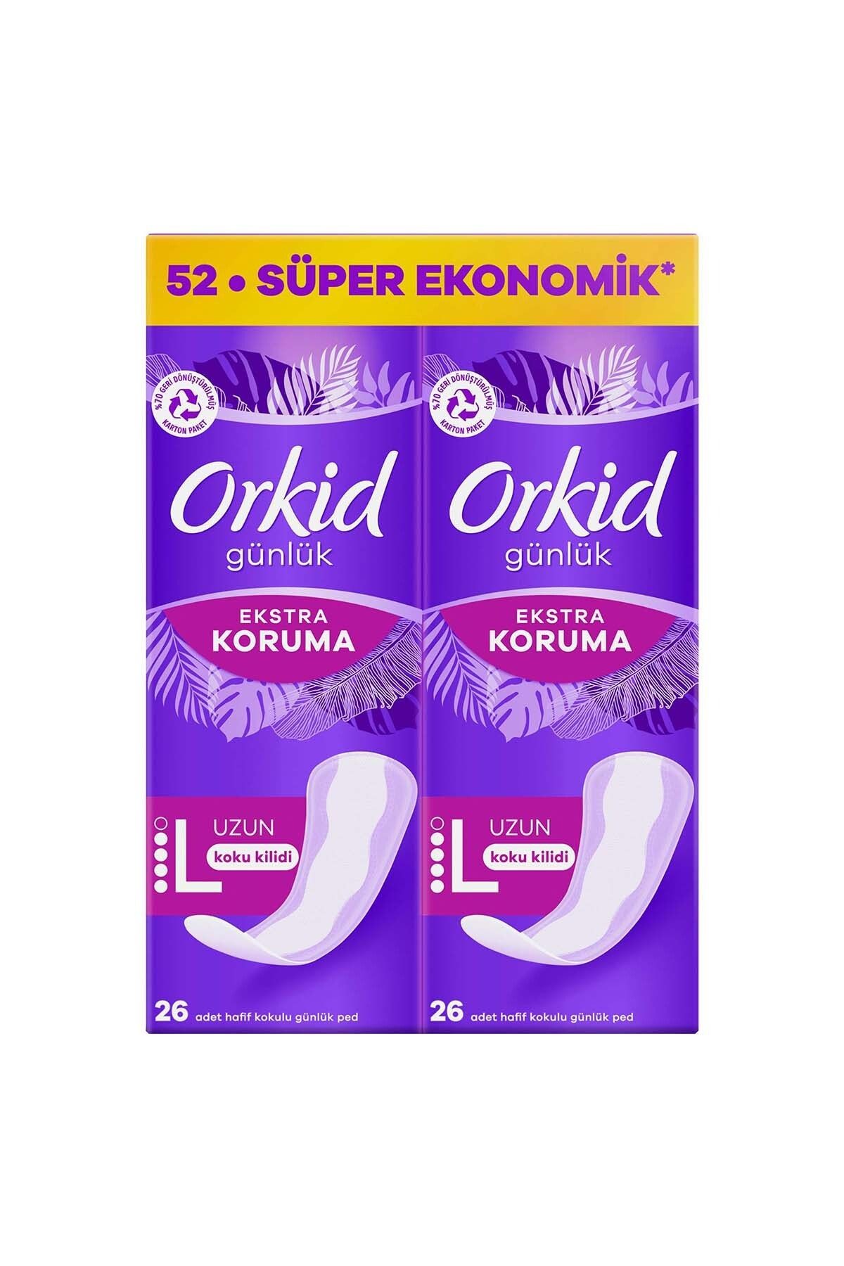 Extra Koruma Uzun Günlük Ped 52 Adet