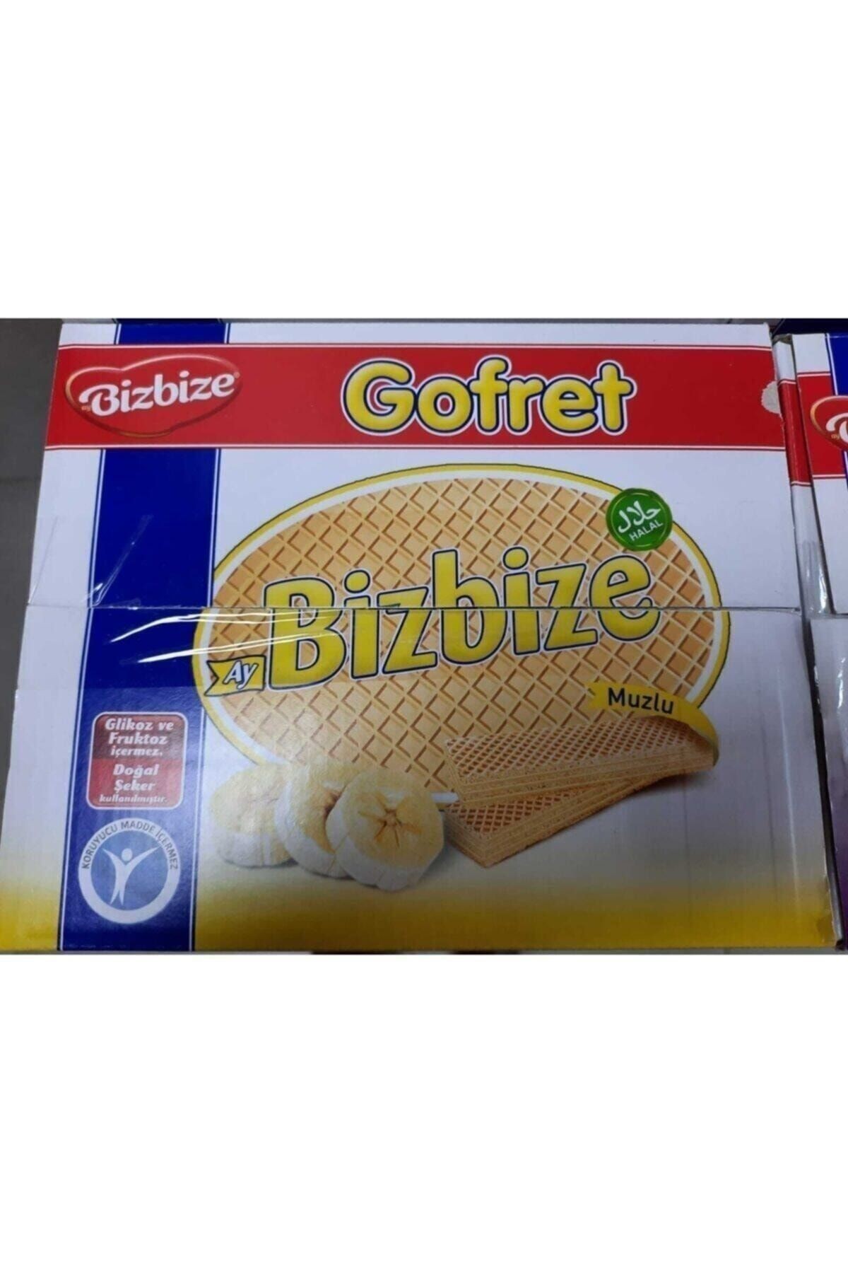 Gofret Muz Kremalı Gofret 1000 gr