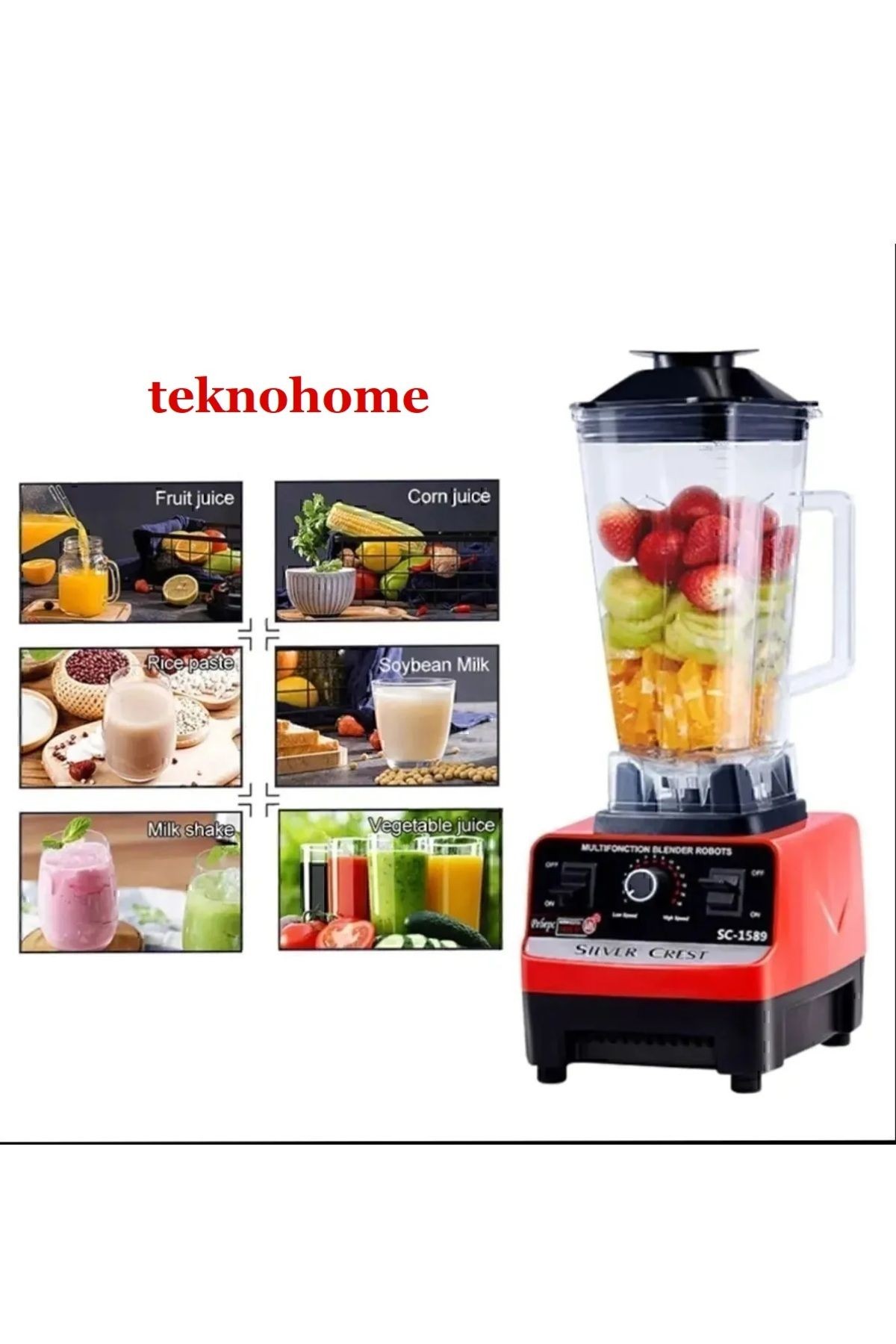 Teknohome Sc-1589 Multi Functionel Blender Sc1589