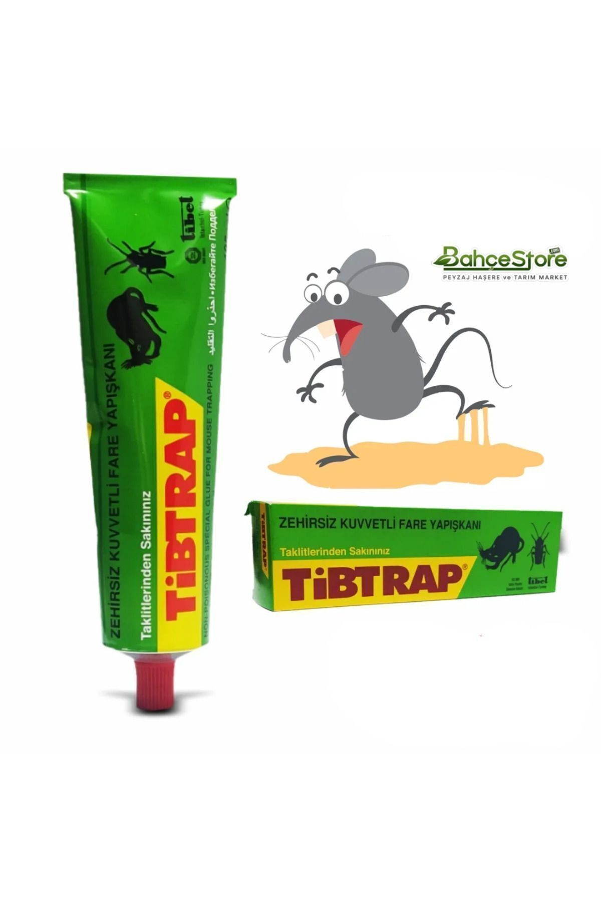 Tibtrap Zehirsiz Fare Yapışkanı 125 ml 3 Adet