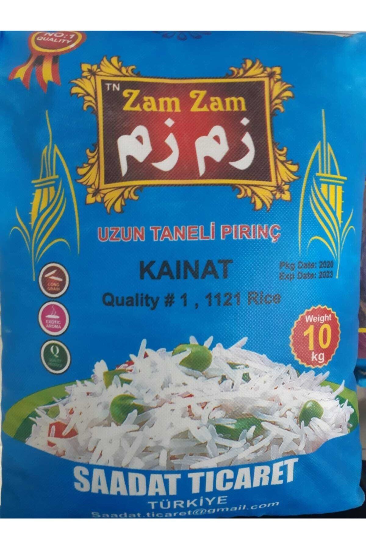 Zam Zam Basmati 1121 Pirinç 10 Kg
