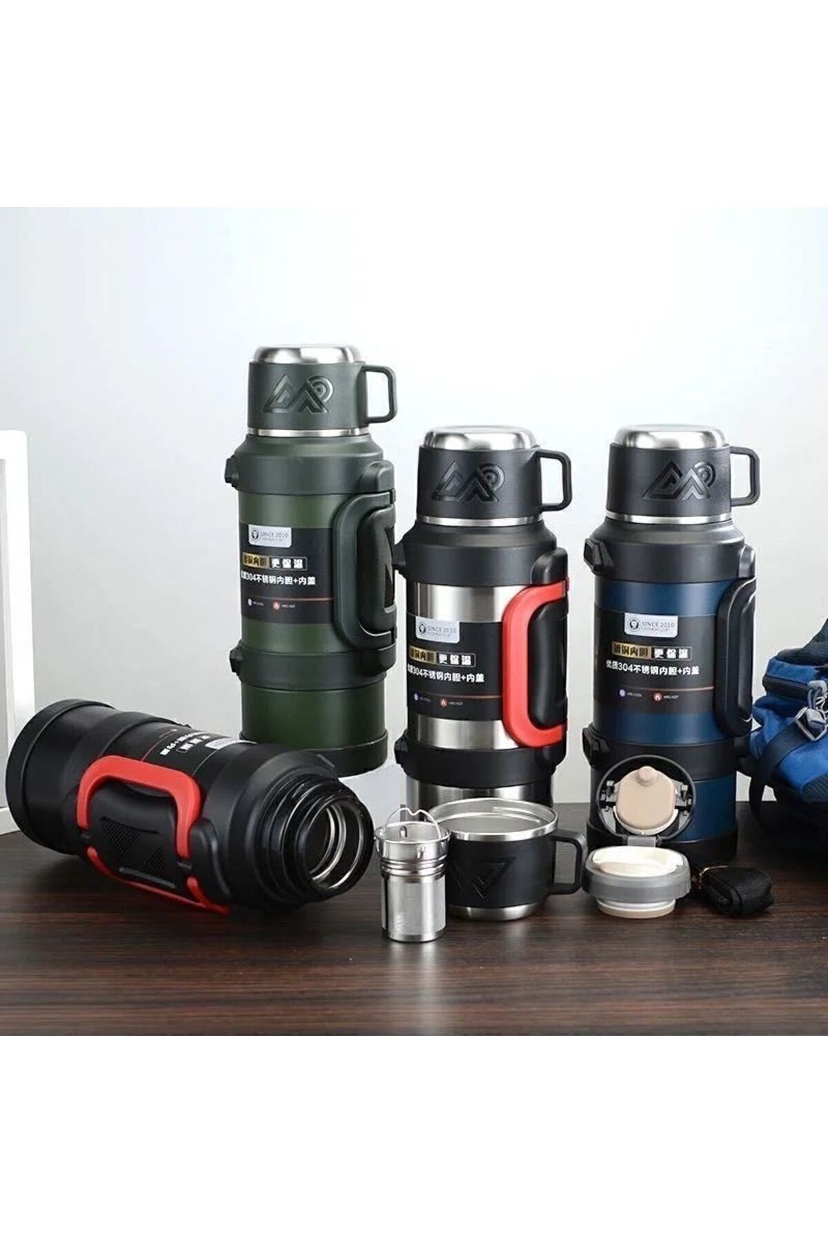 Safe Paslanmaz Çelik 3.2 Litre Termos 48 Saat Sıcak Soğuk Tutma