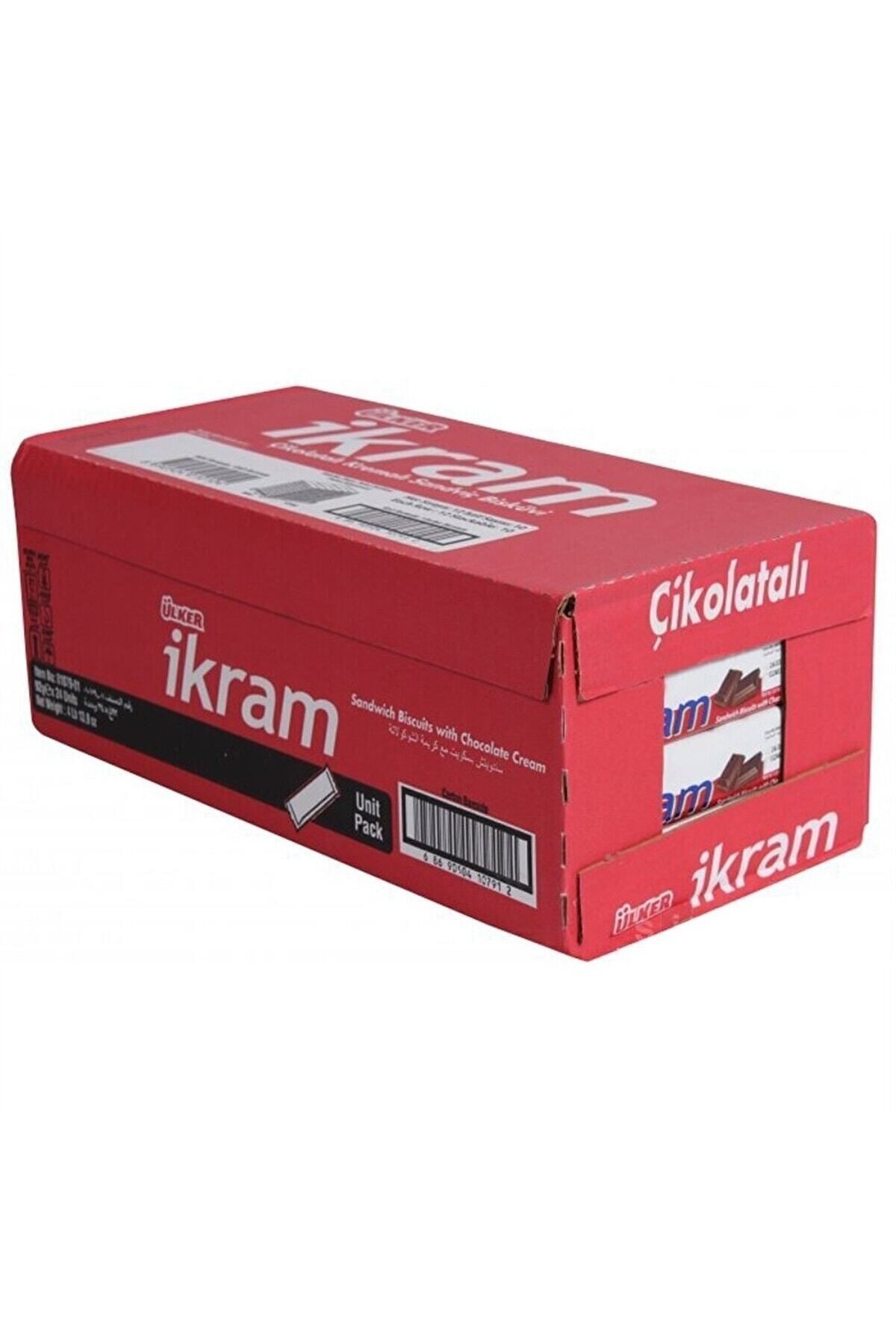 Ülker Ikram Çikolata Kremalı Bisküvi 84 G 24'lü